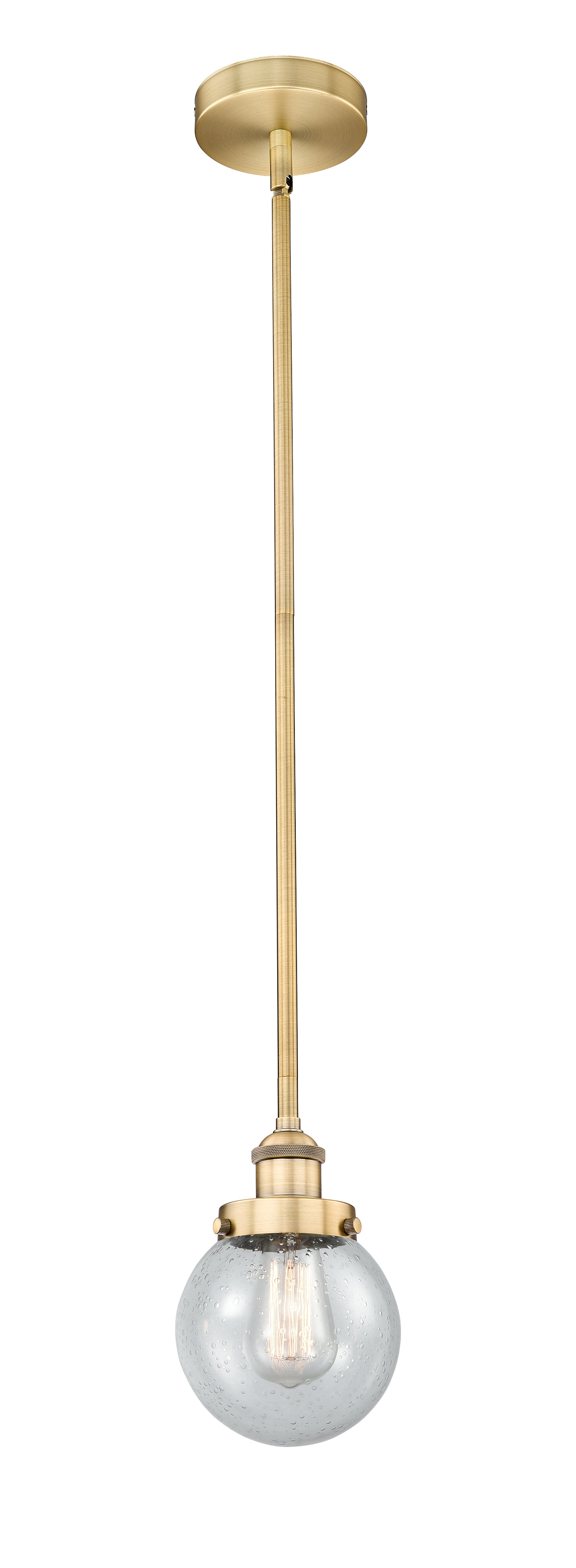 Edison Mini Pendant Antique Brass Finish