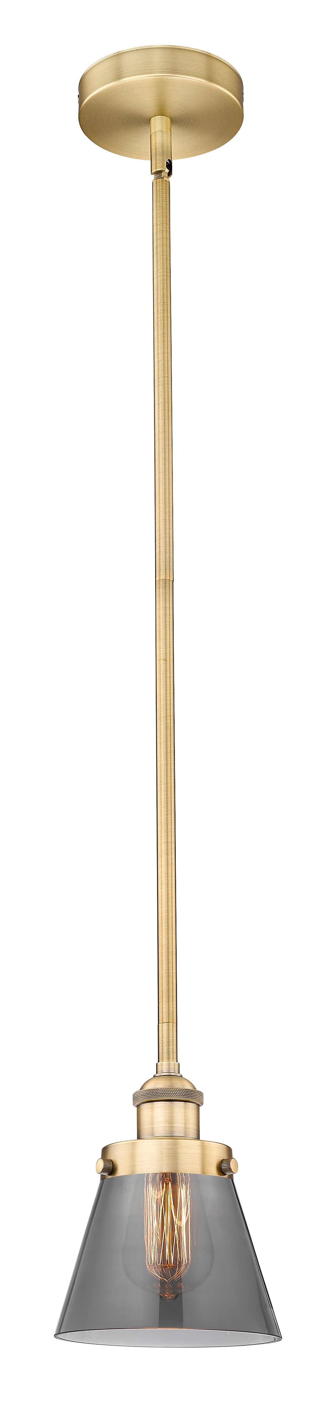 Edison Mini Pendant Antique Brass Finish