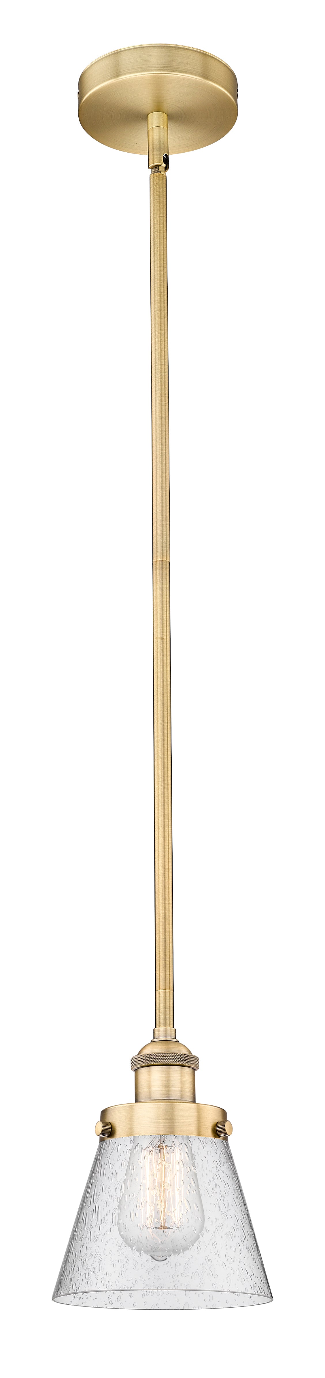 Edison Mini Pendant Antique Brass Finish