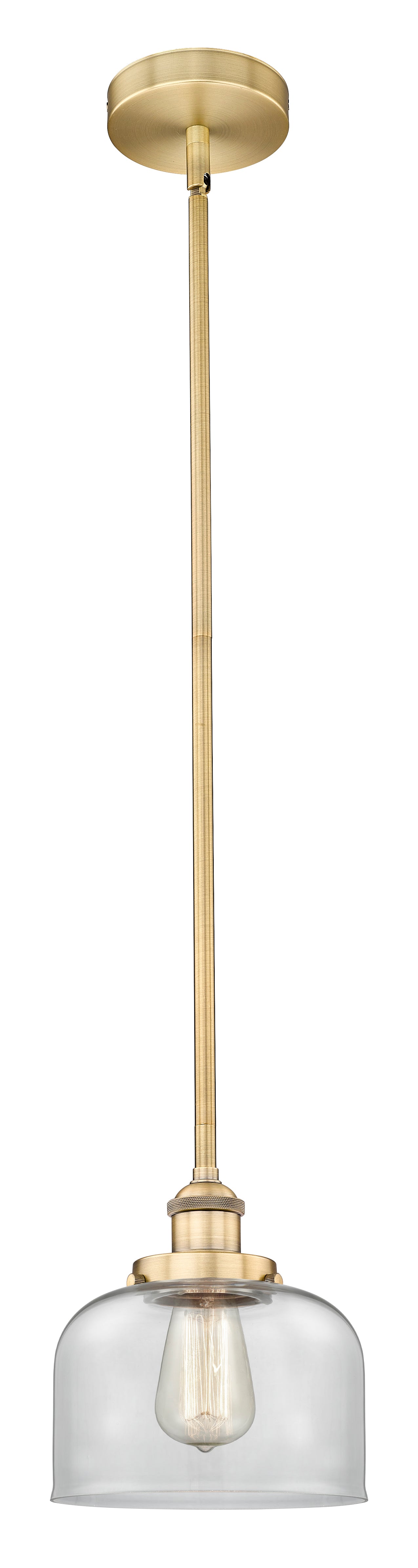 Edison Mini Pendant Antique Brass Finish