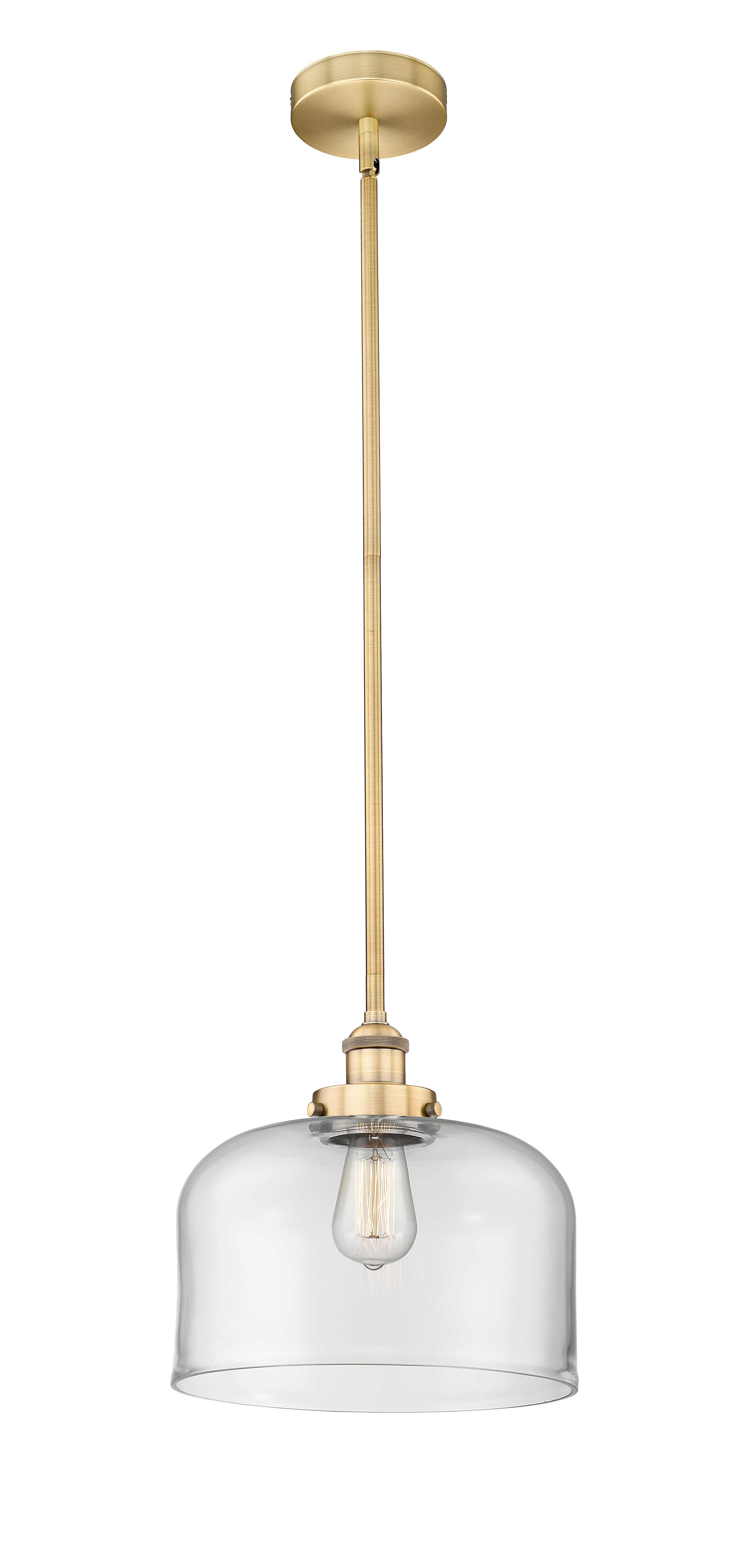Edison Mini Pendant Antique Brass Finish