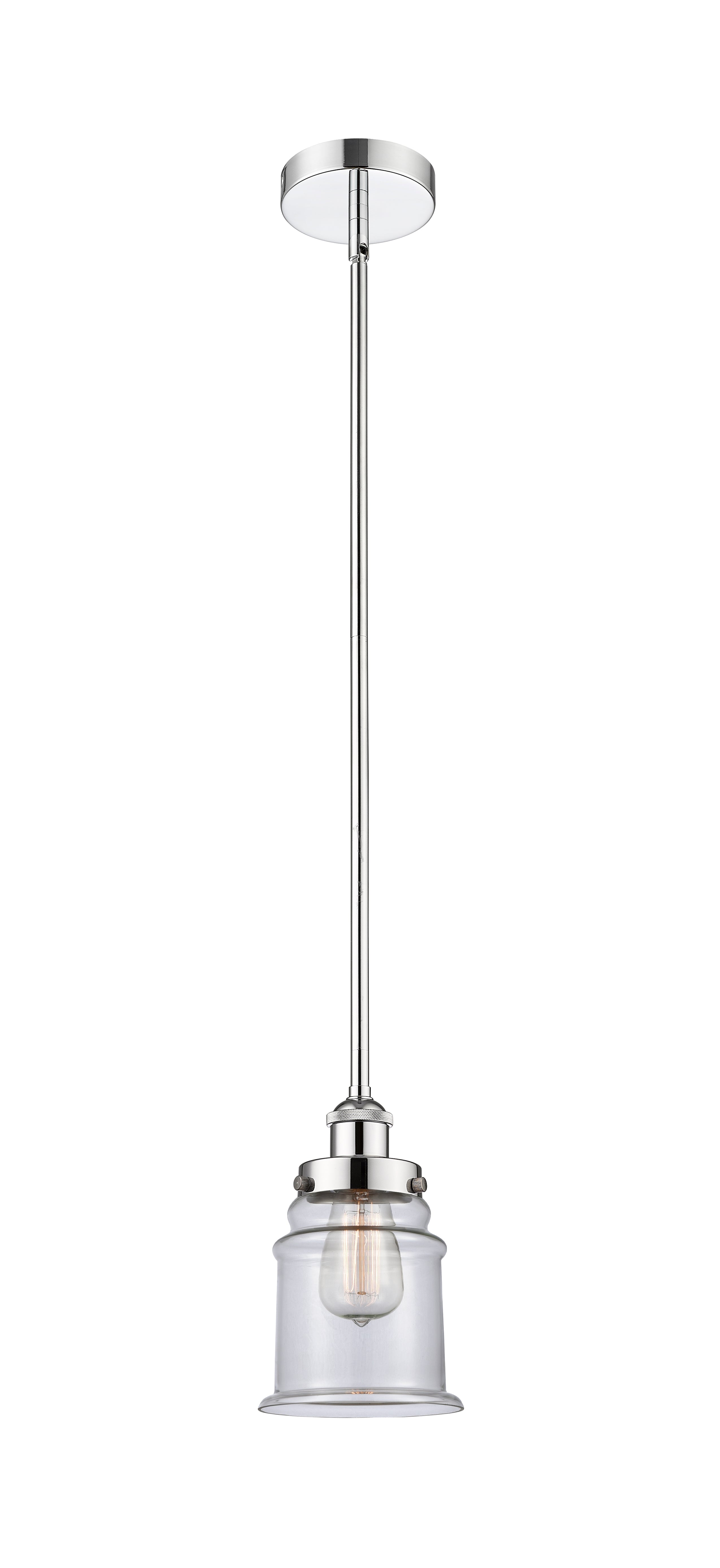 Edison Mini Pendant Antique Brass Finish