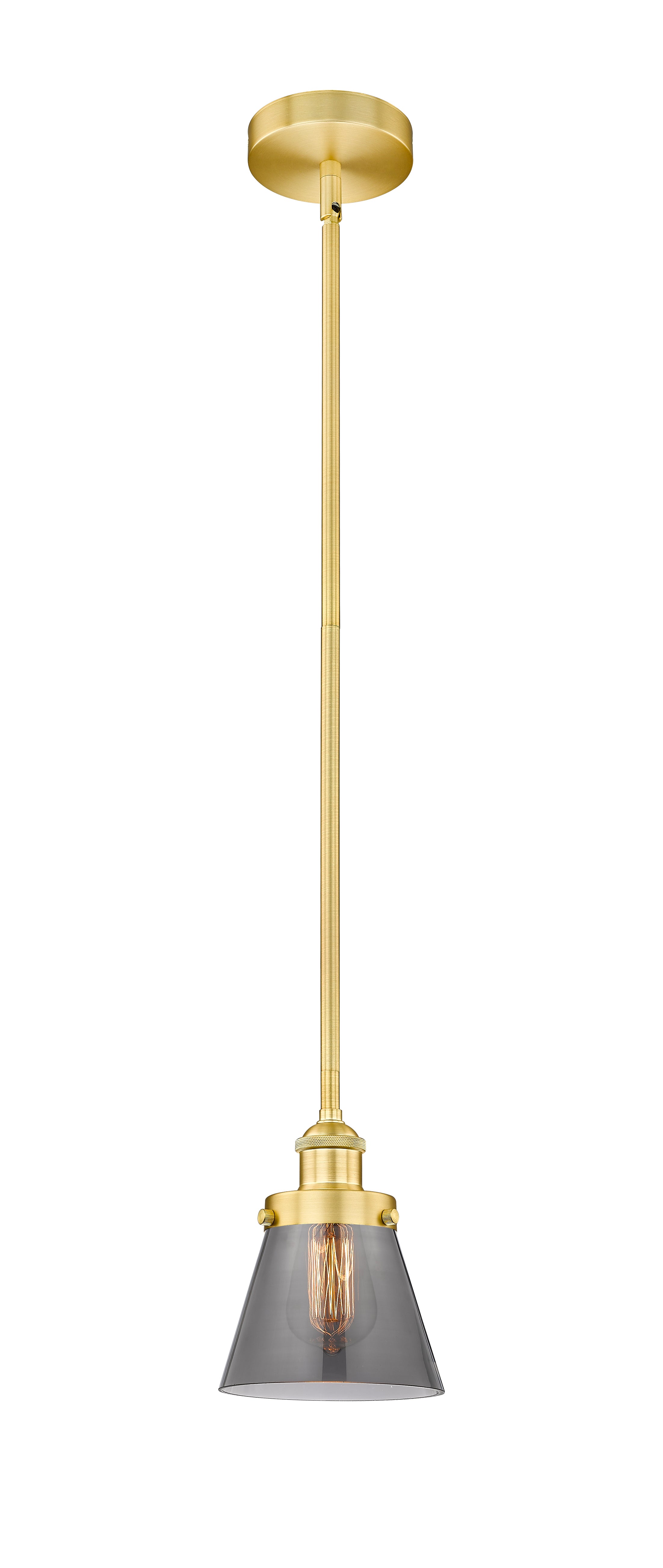 Edison Mini Pendant Antique Brass Finish
