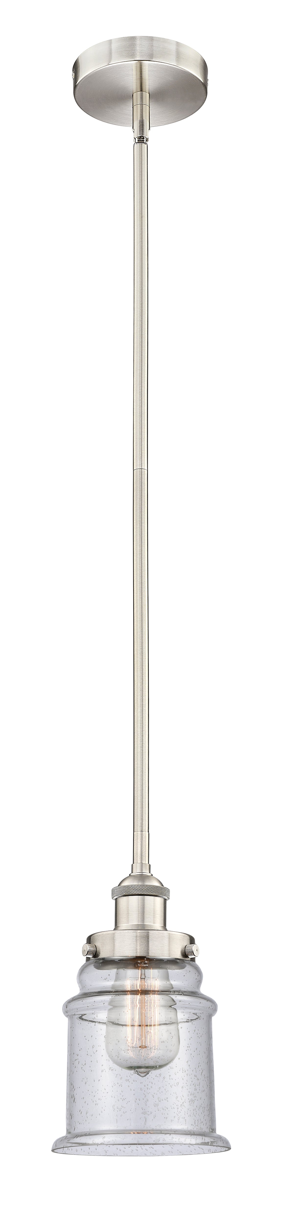 Edison Mini Pendant Antique Brass 6 Inch