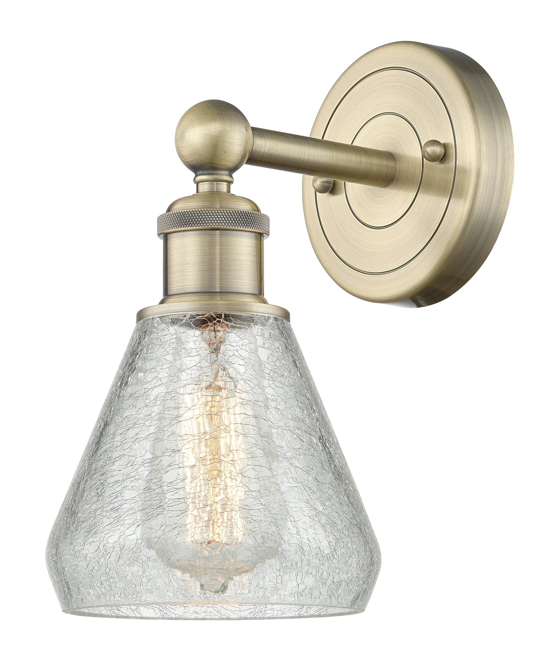 Edison Sconce Cast Brass 13 Inch