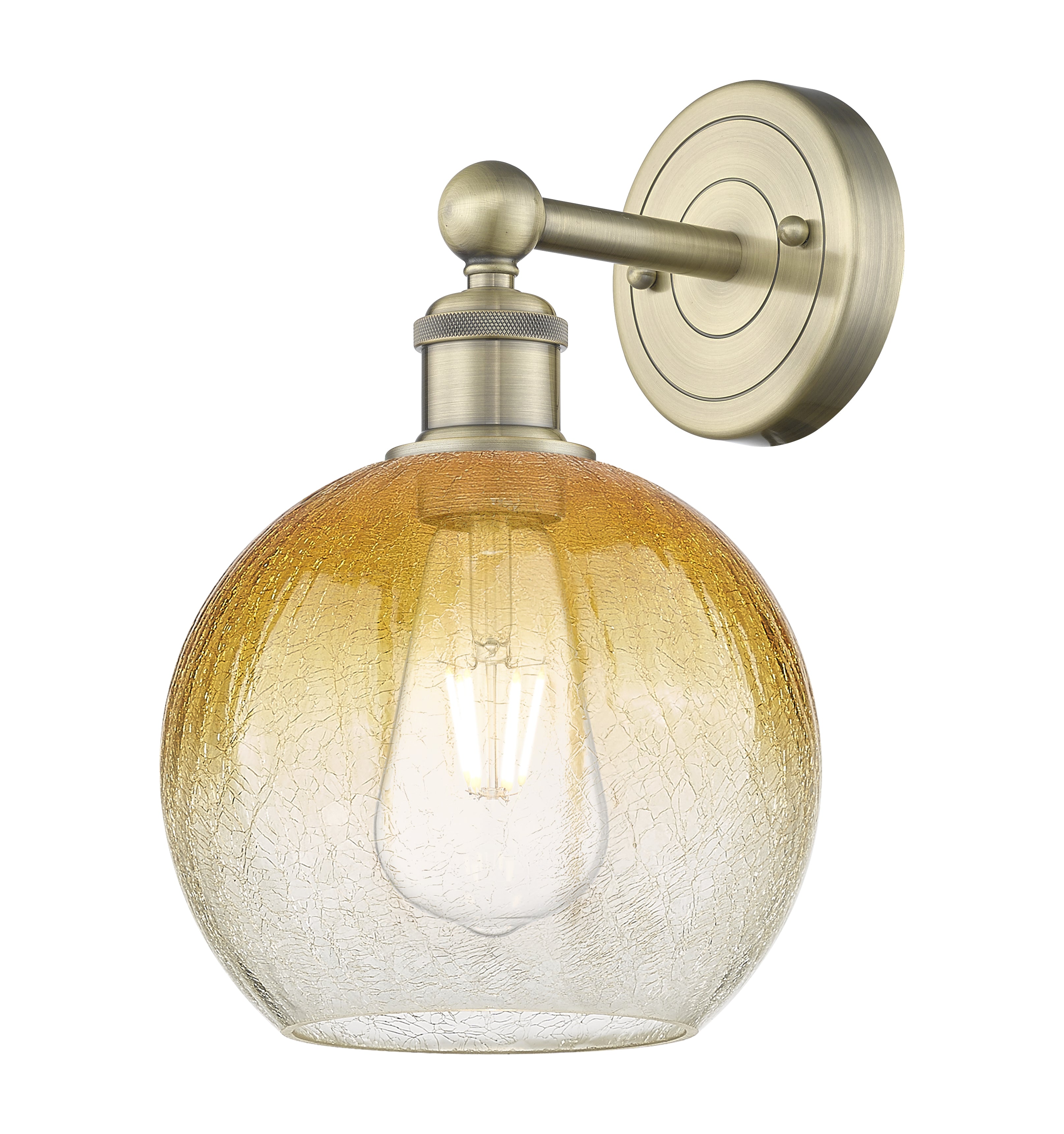 Edison Sconce Cast Brass Finish