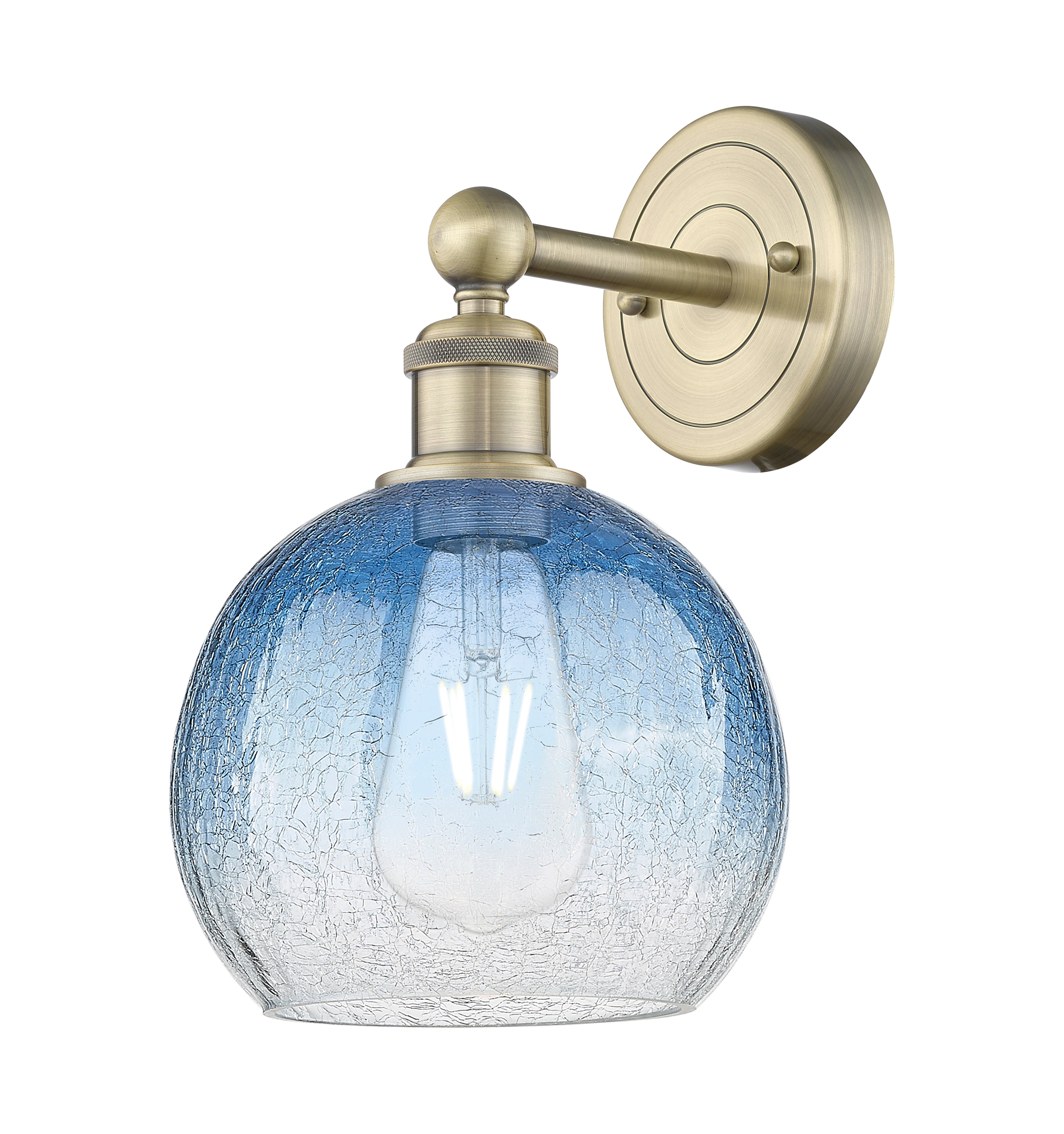Edison Sconce Cast Brass Finish