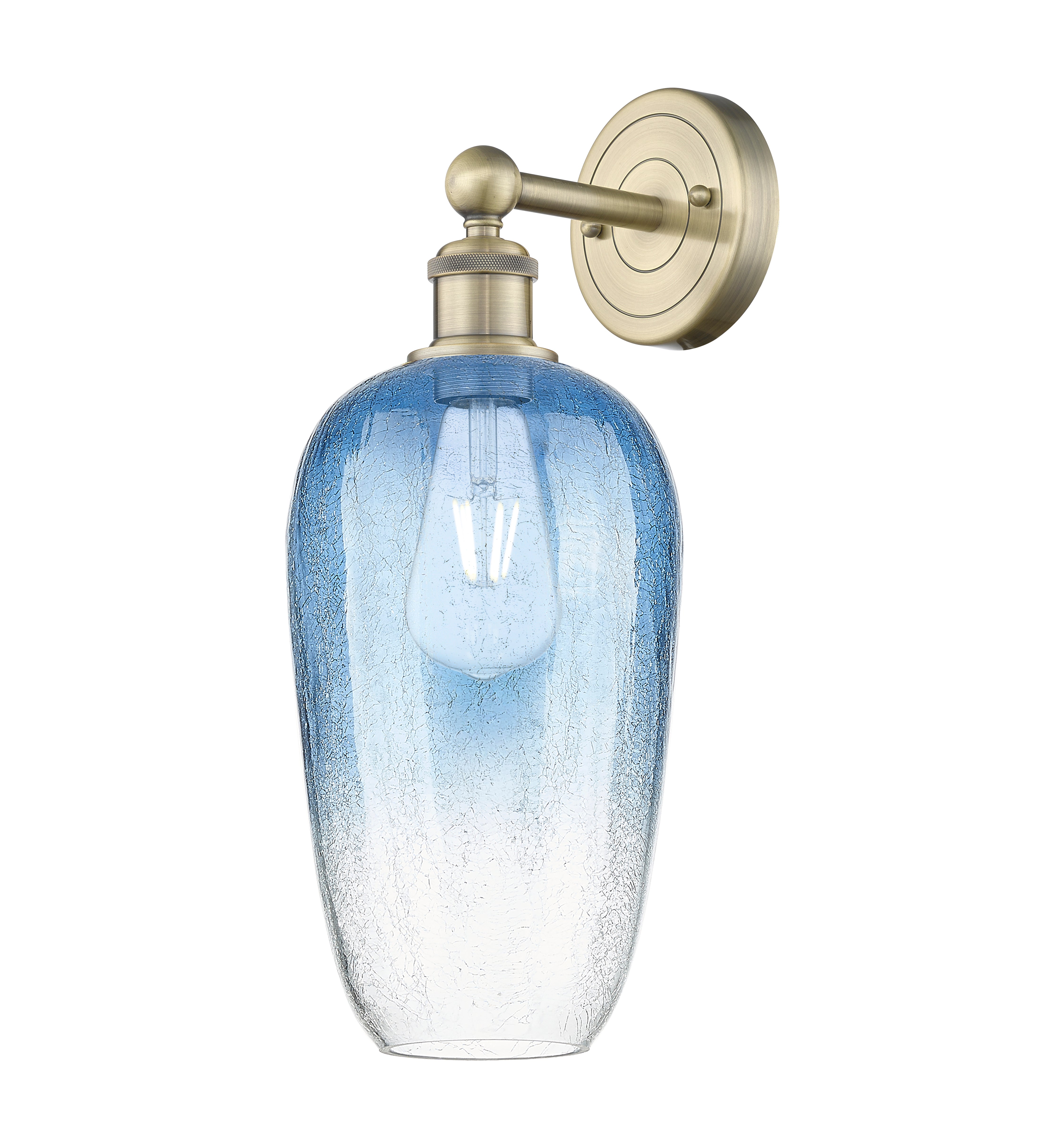 Edison Sconce Cast Brass Finish 12 Inch