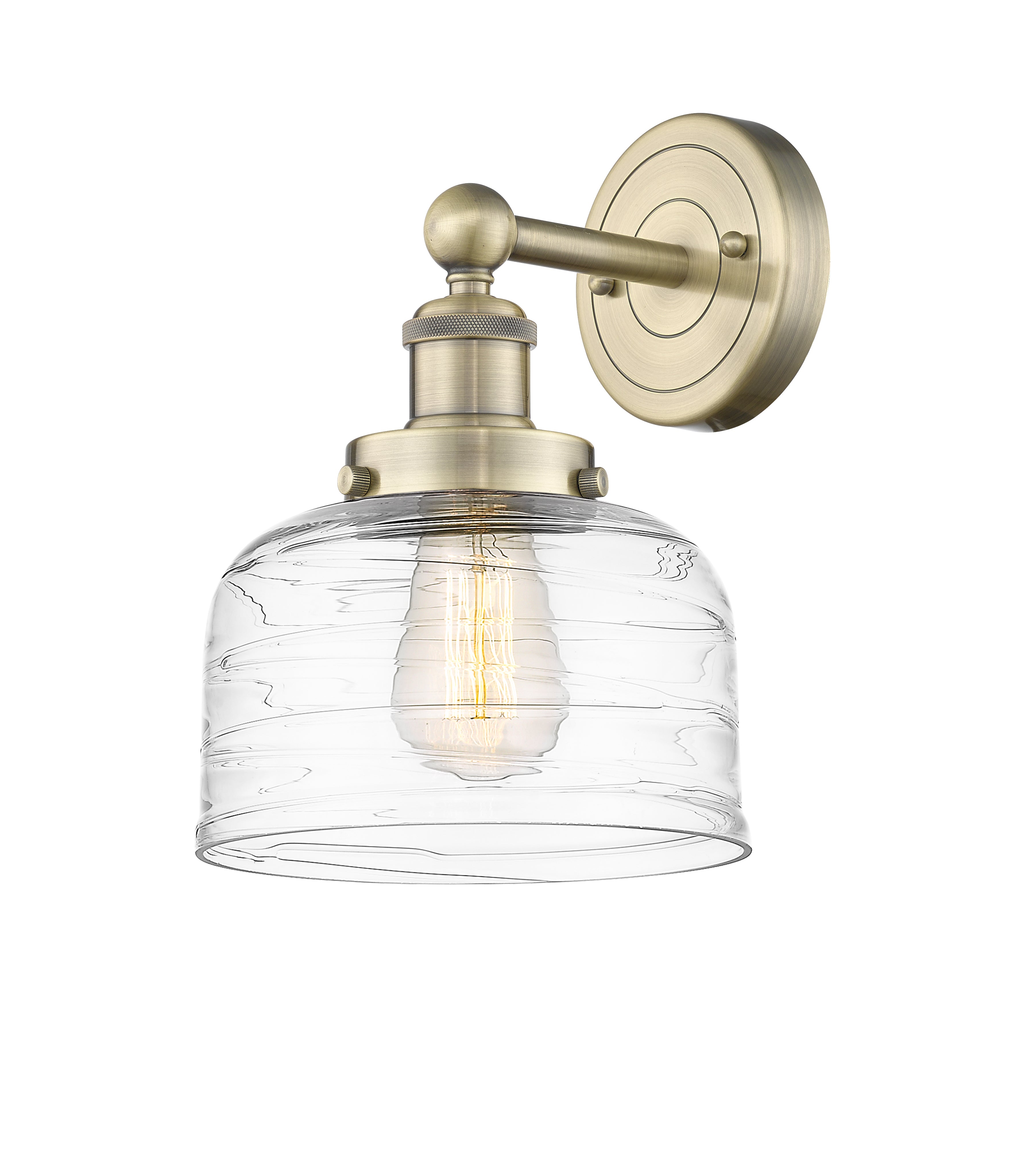 Edison Sconce Cast Brass Art Nouveau