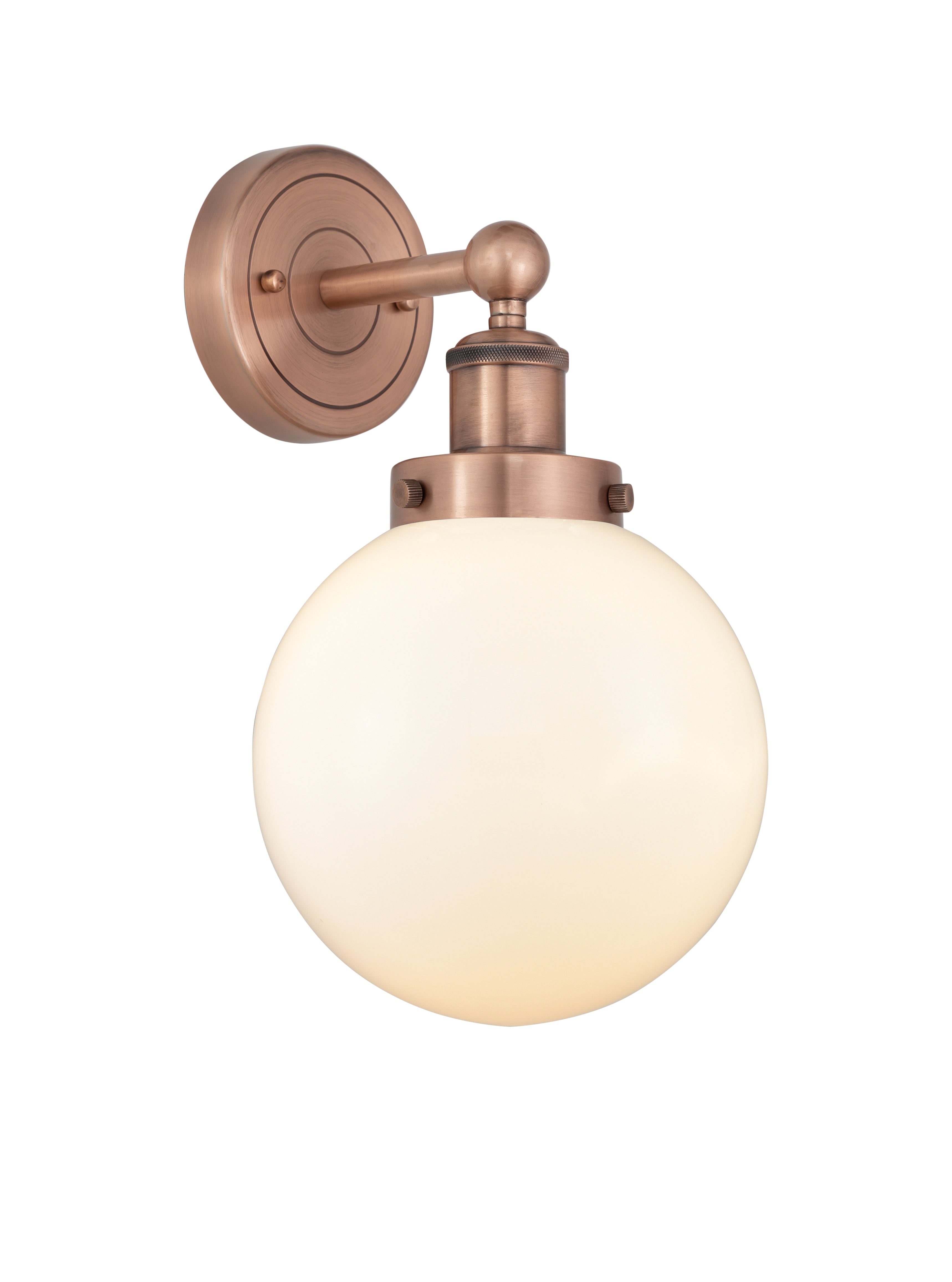 Edison Sconce Cast Brass Steel Glass