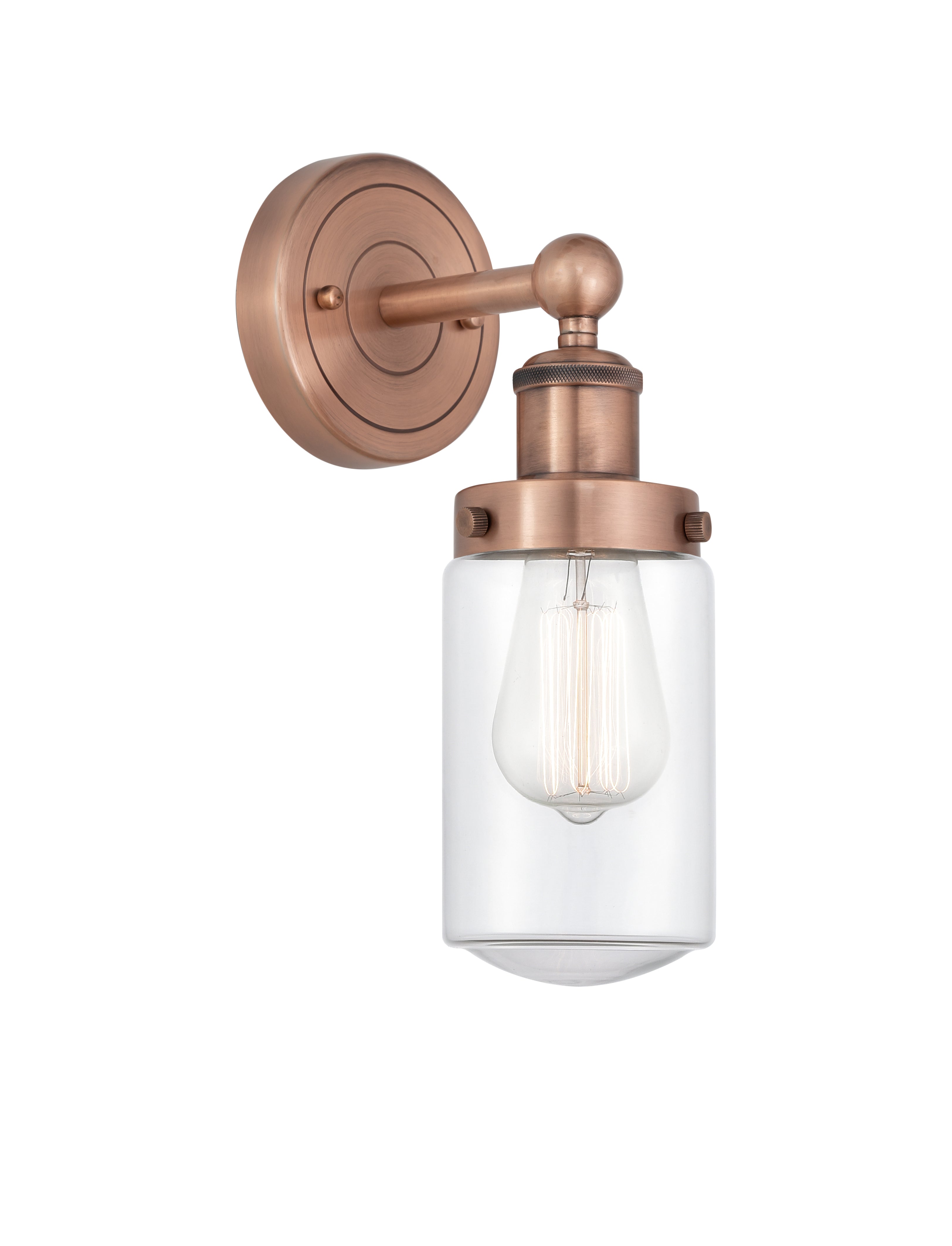 Edison Sconce Cast Brass Finish