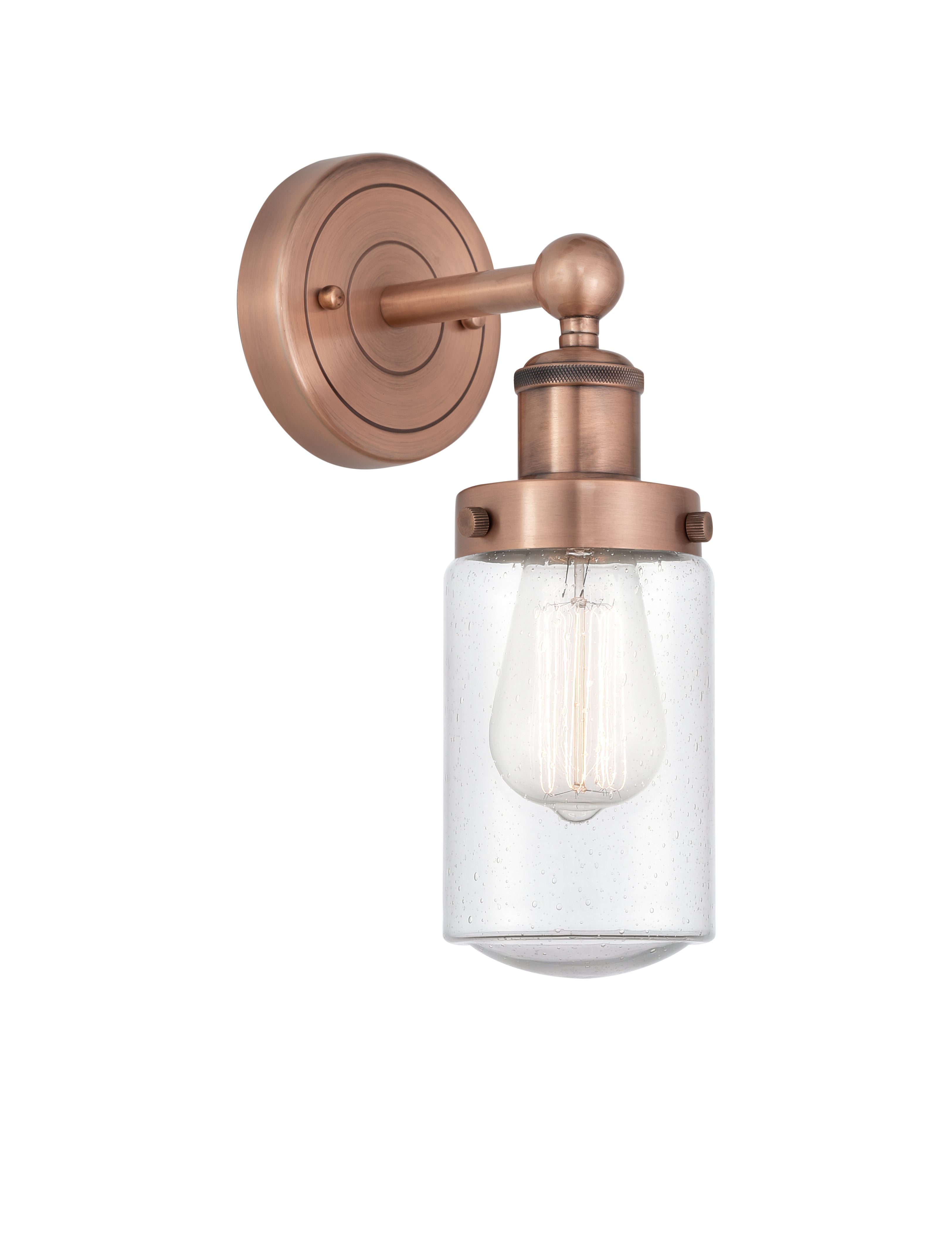 Edison Sconce Cast Brass Finish