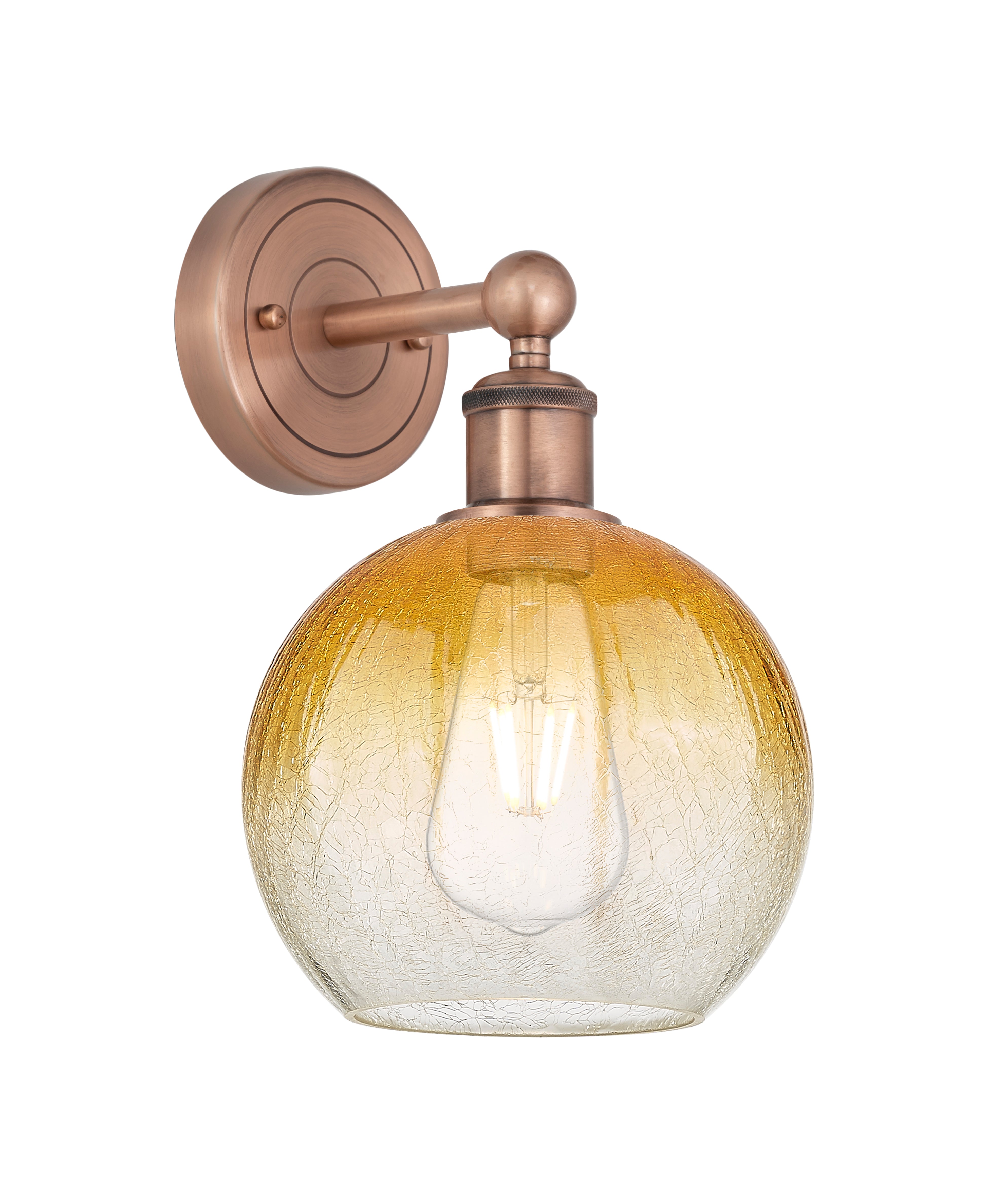 Edison Sconce Cast Brass Finish
