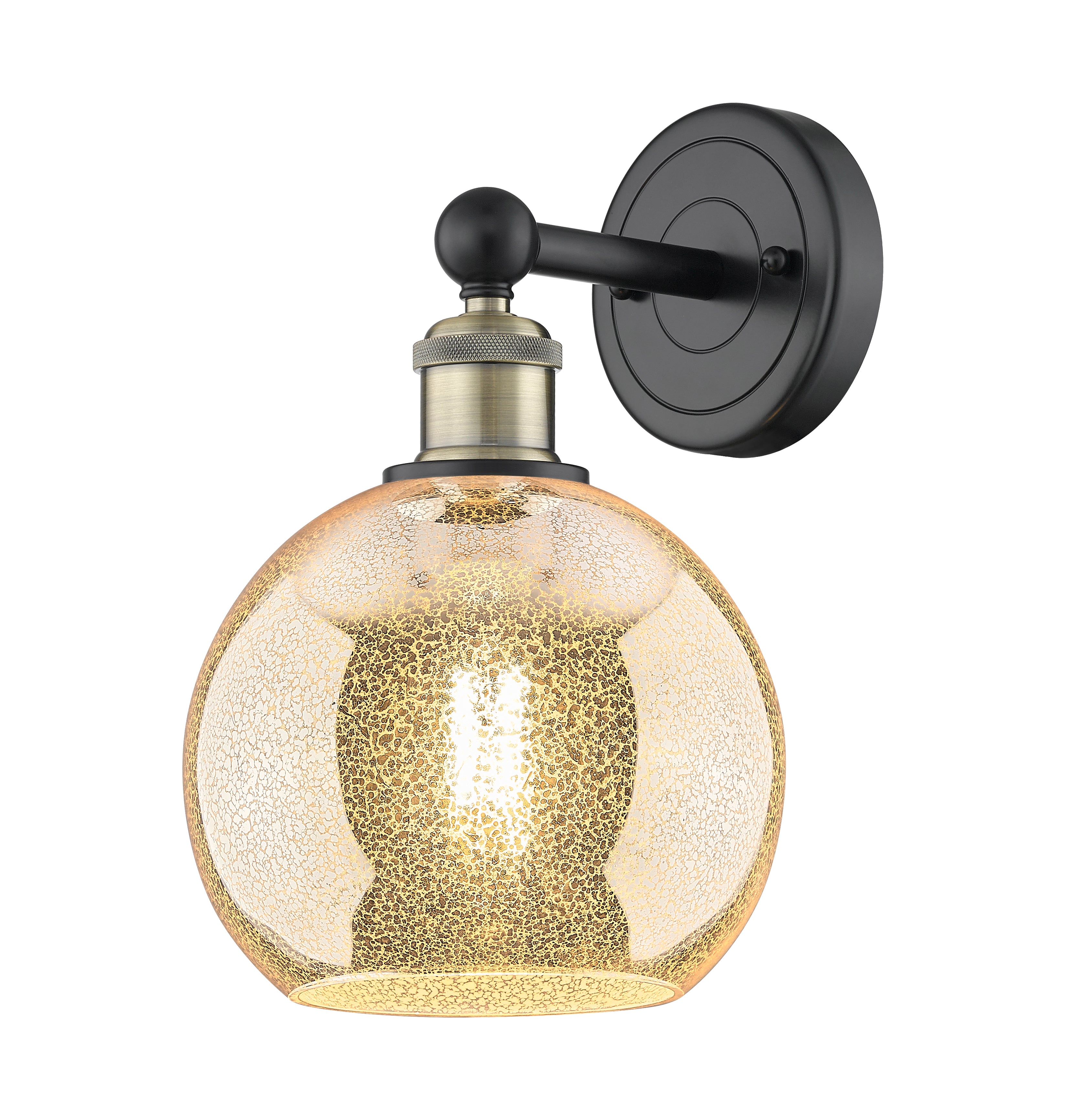 Edison Sconce Cast Brass Glass Steel