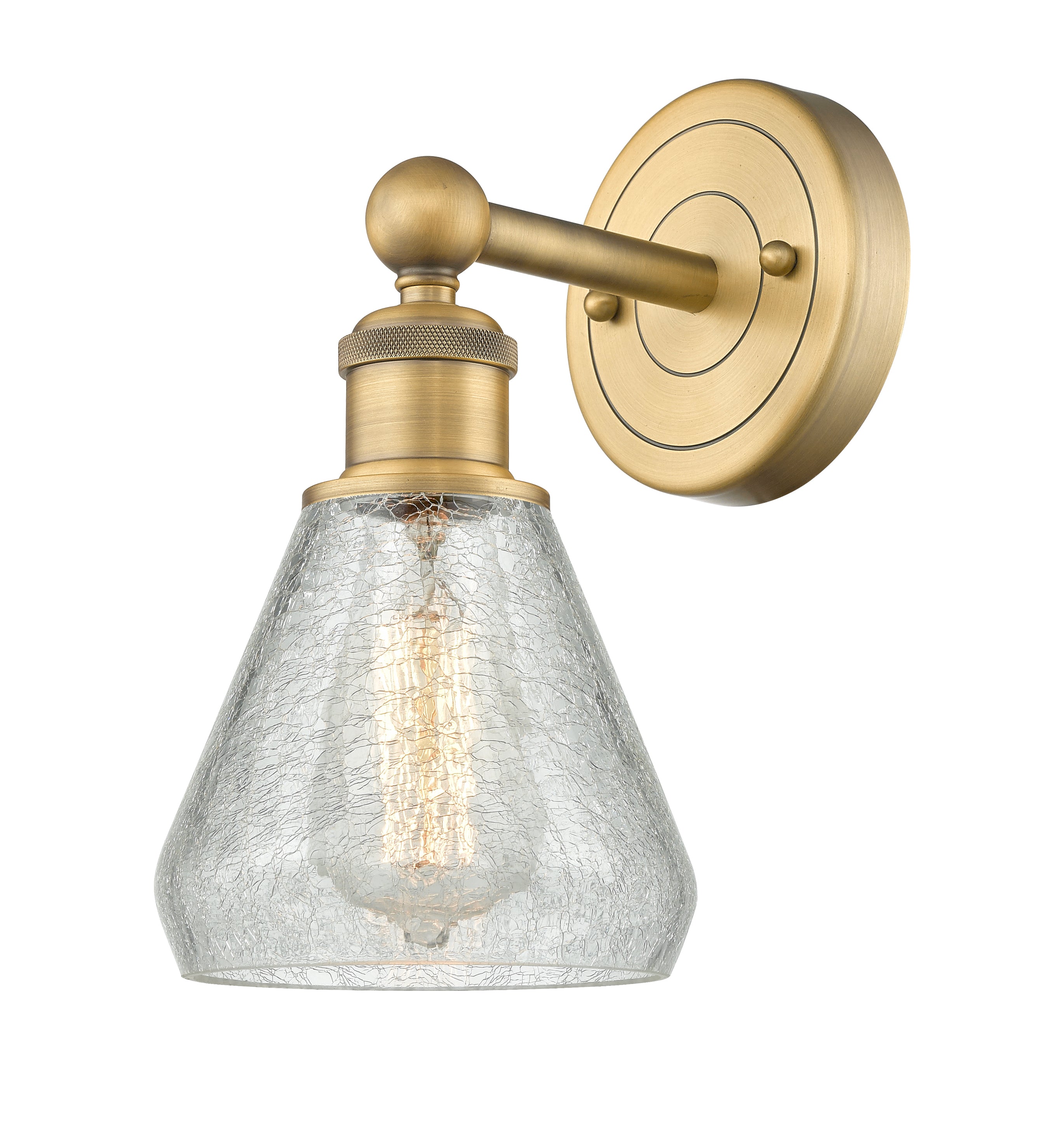Edison Sconce Cast Brass 13 Inch