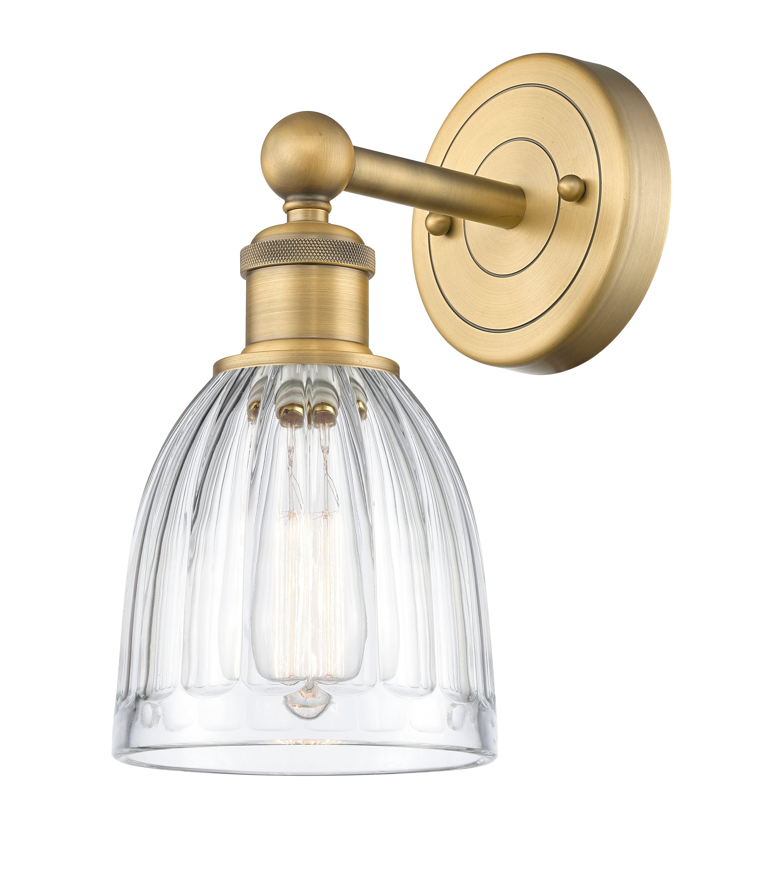 Edison Sconce Cast Brass 10.25 Inch