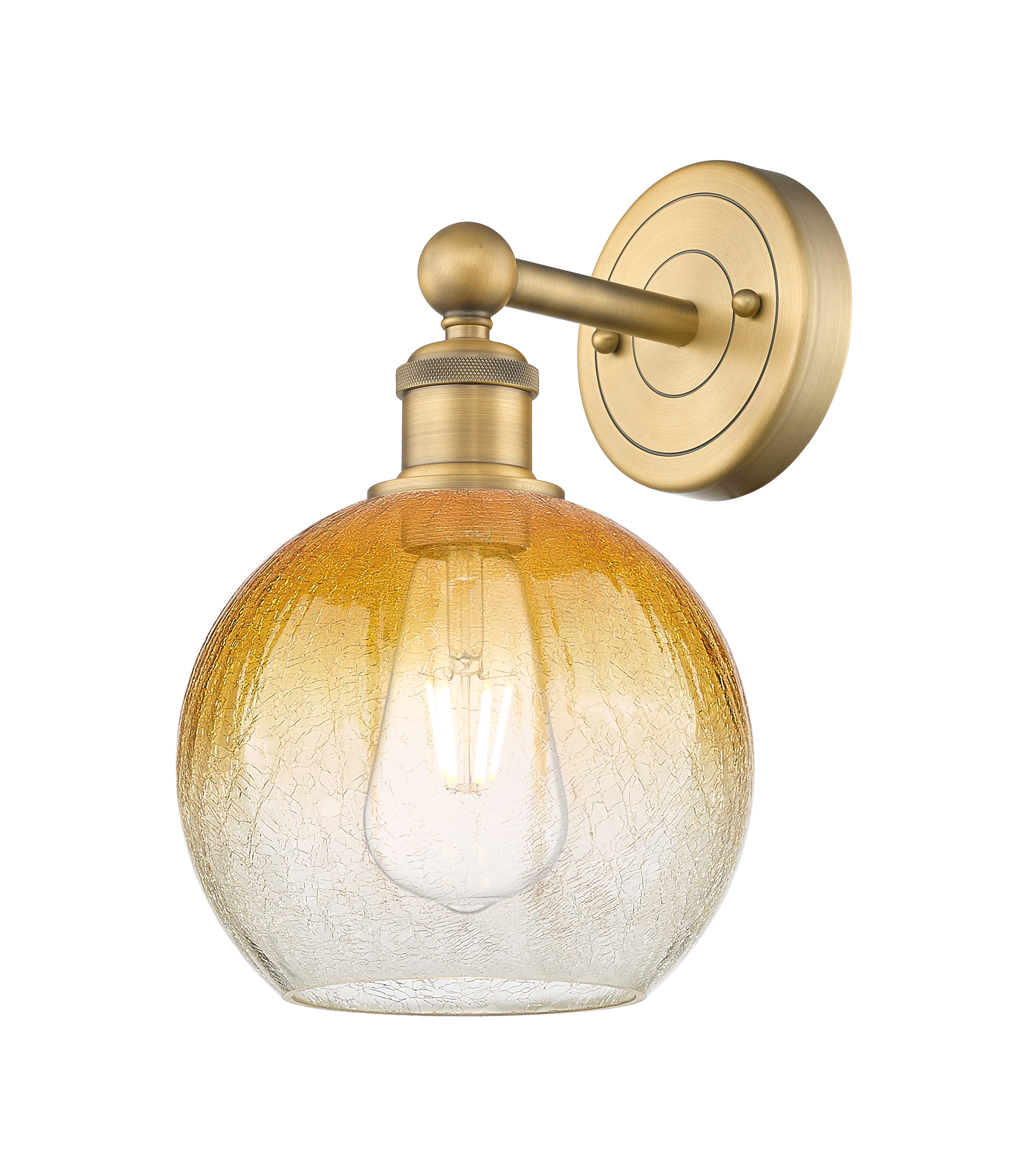 Edison Sconce Cast Brass Finish