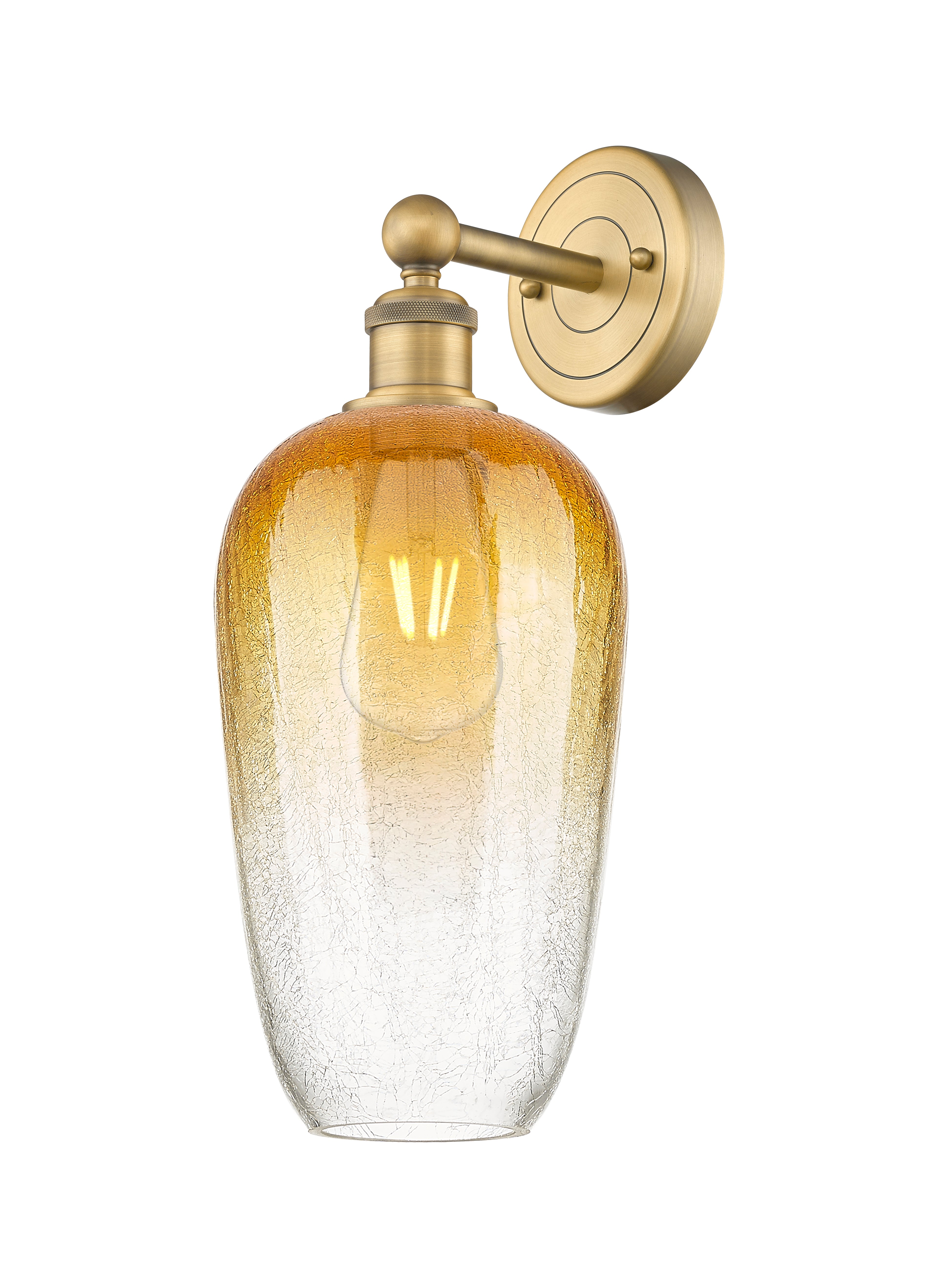 Edison Sconce Cast Brass Finish 12 Inch