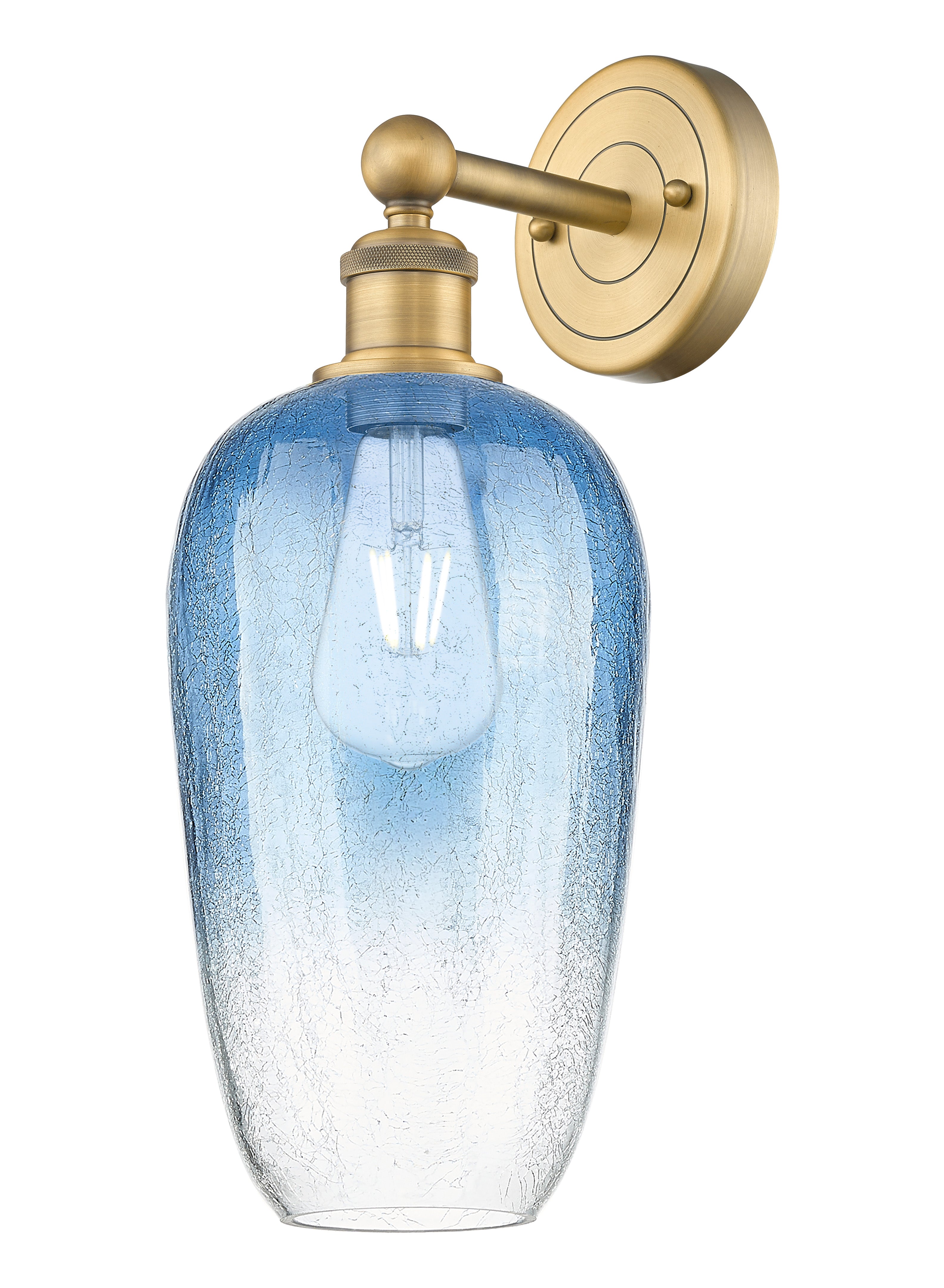 Edison Sconce Cast Brass Finish 12 Inch