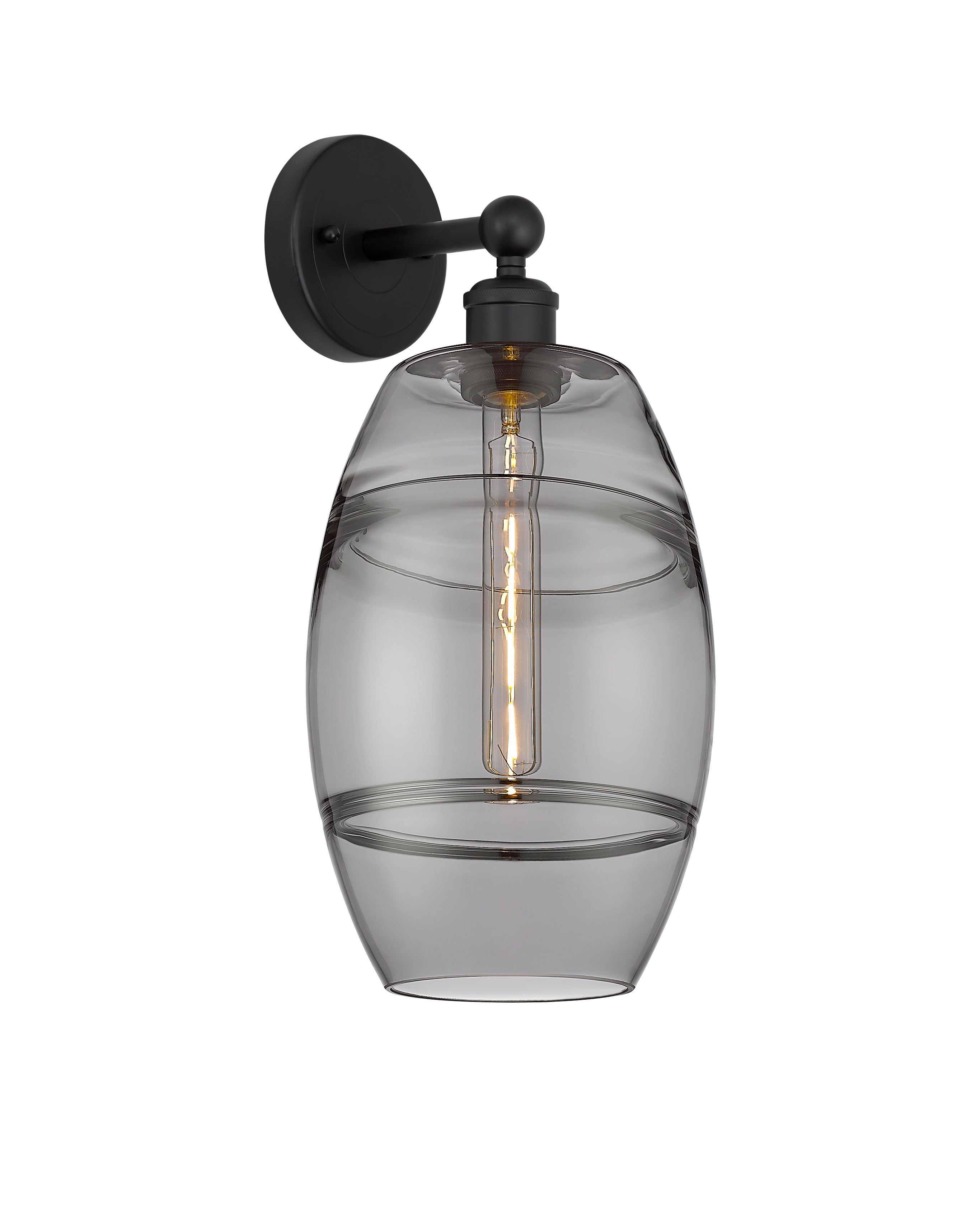 Edison Sconce Cast Brass Modern Glass