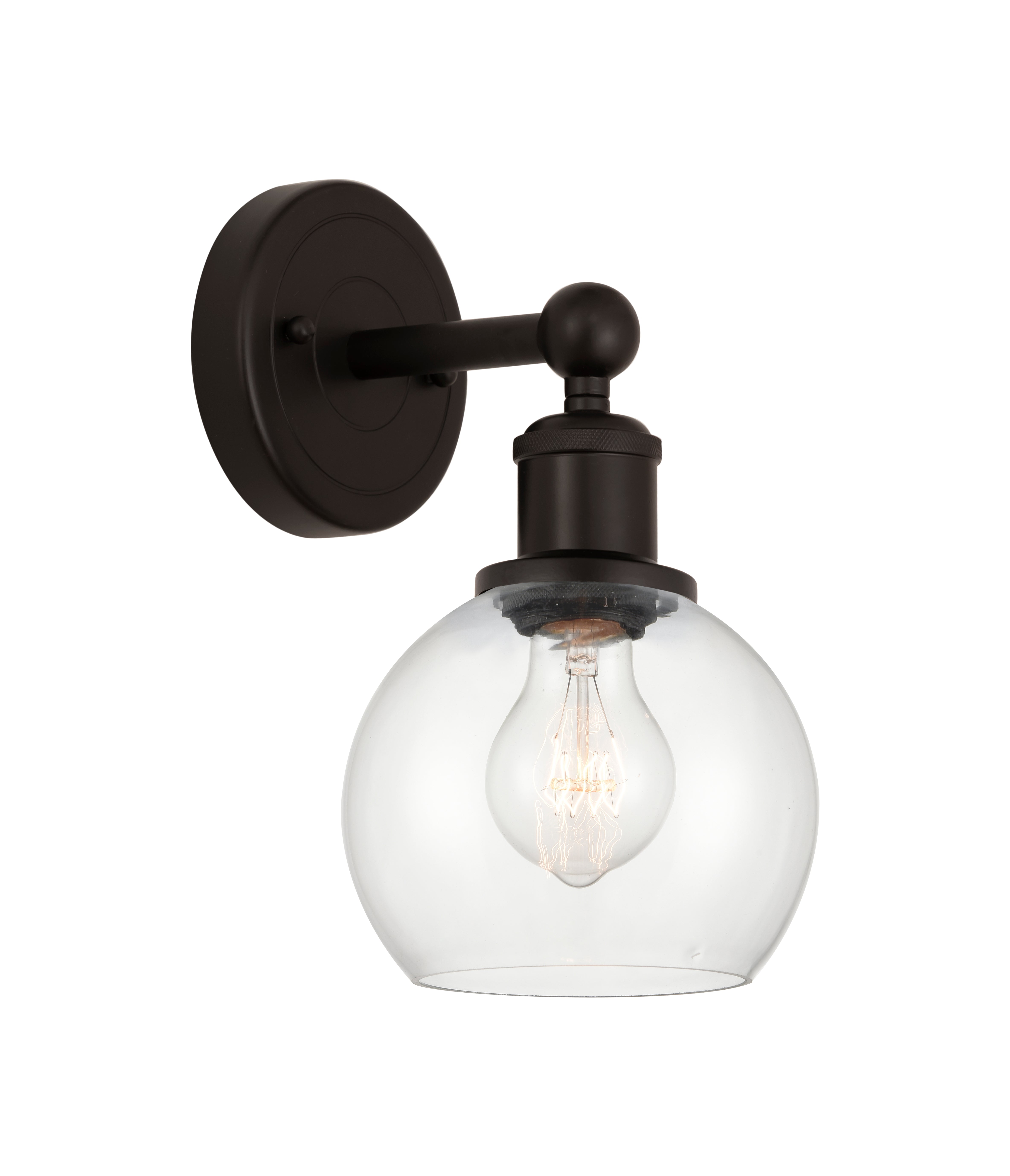 Edison Sconce Cast Brass Modern Contempo