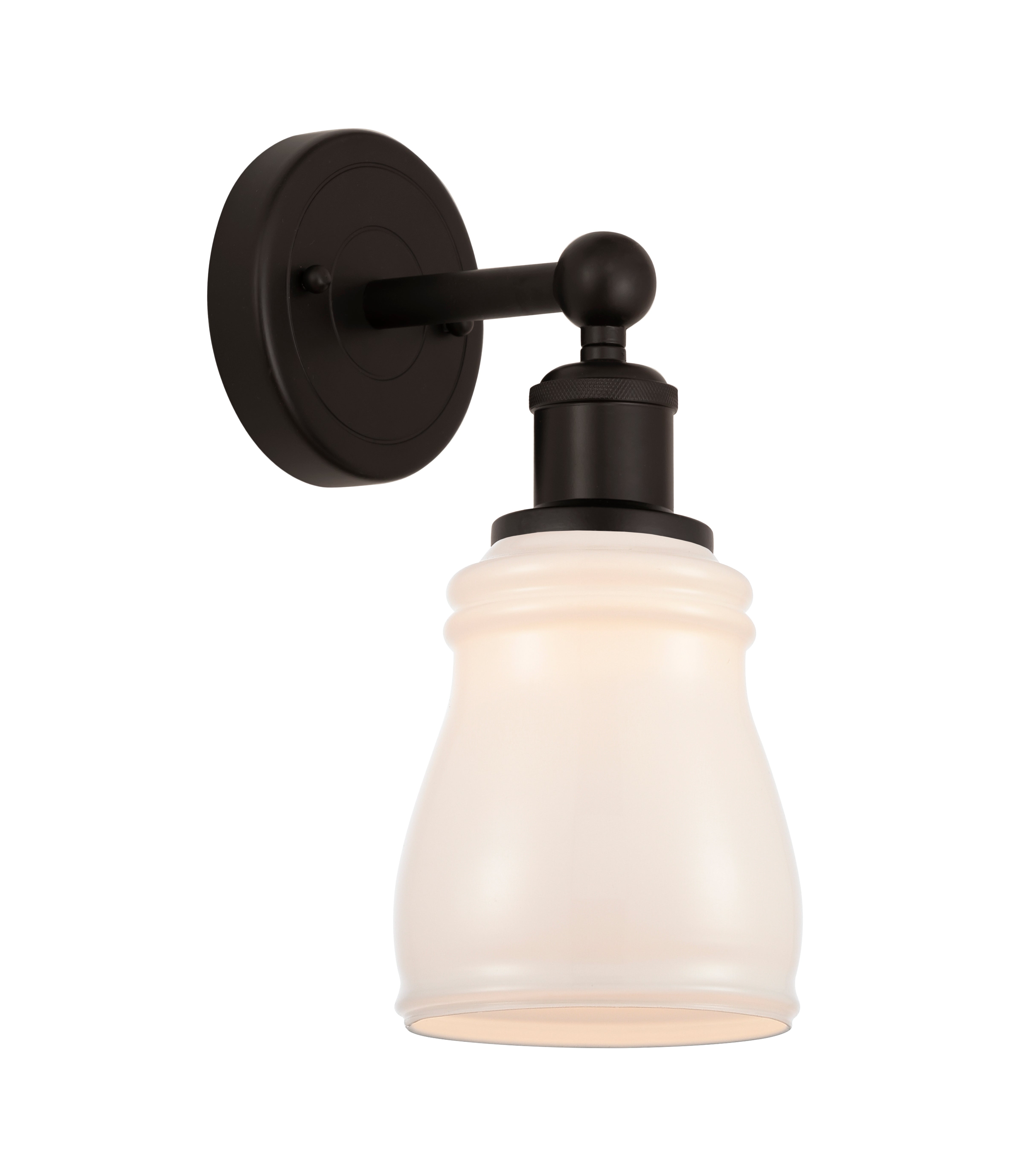 Edison Sconce Cast Brass Steel Glass
