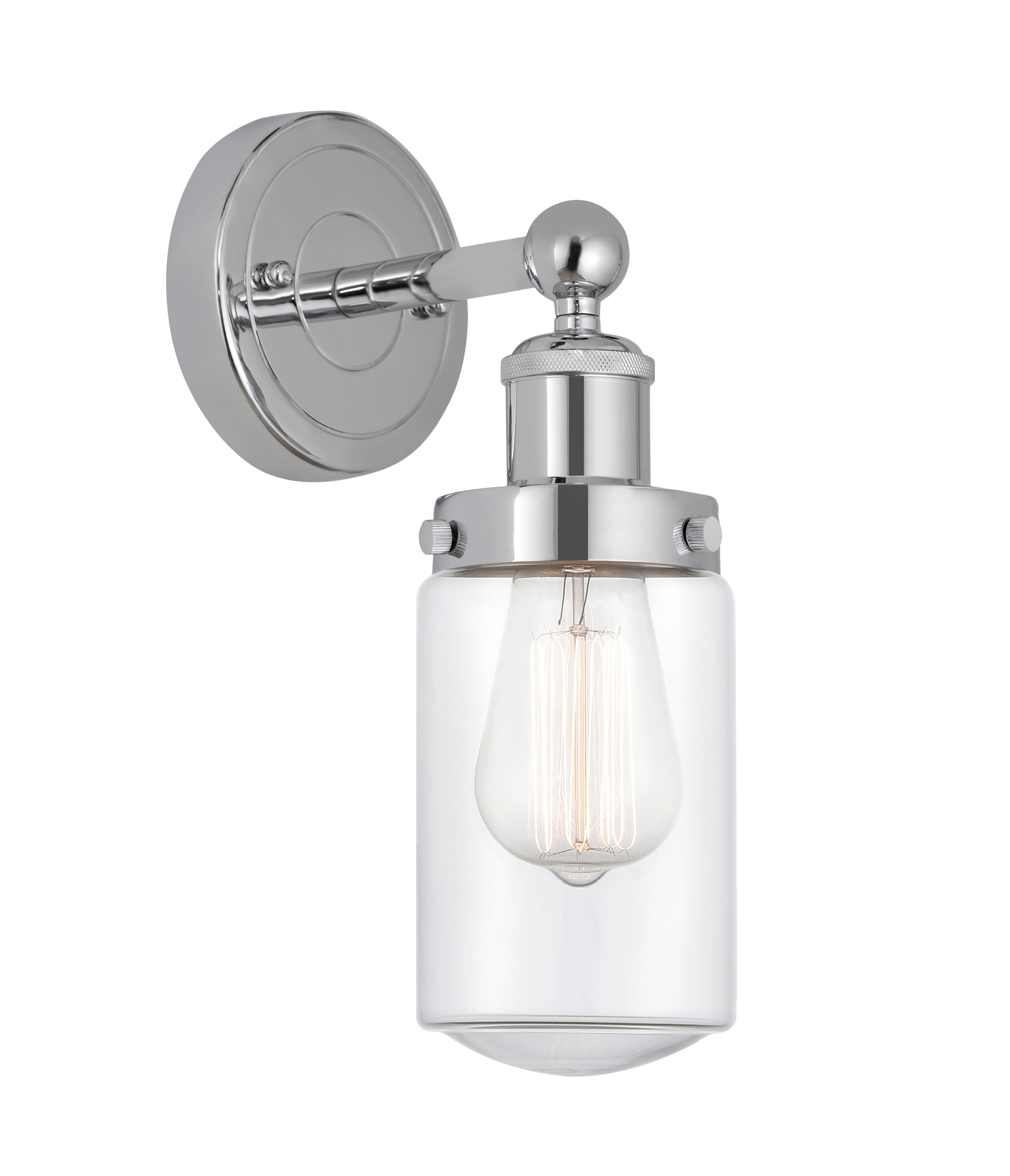 Edison Sconce Cast Brass Finish