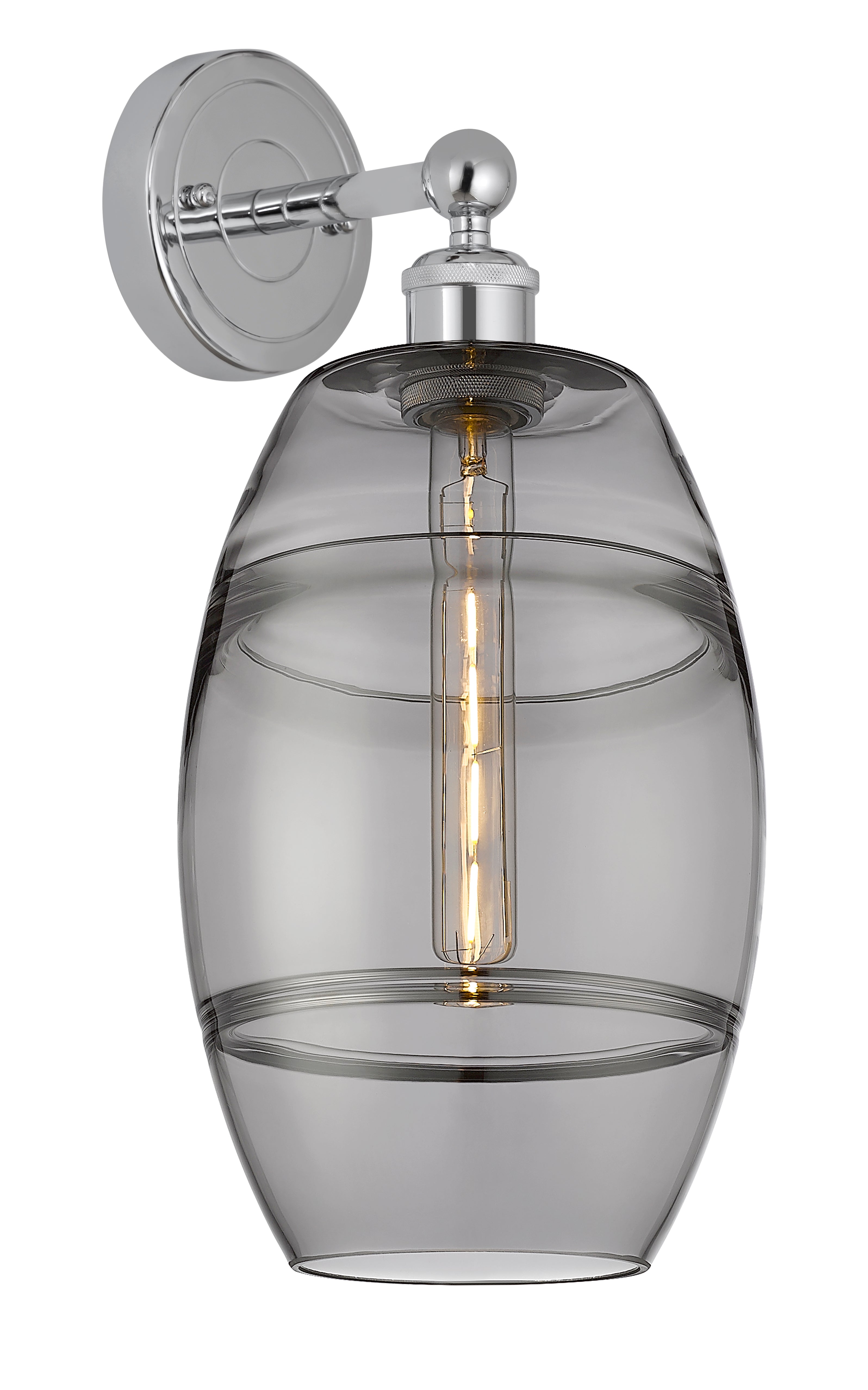 Edison Sconce Cast Brass Modern Glass