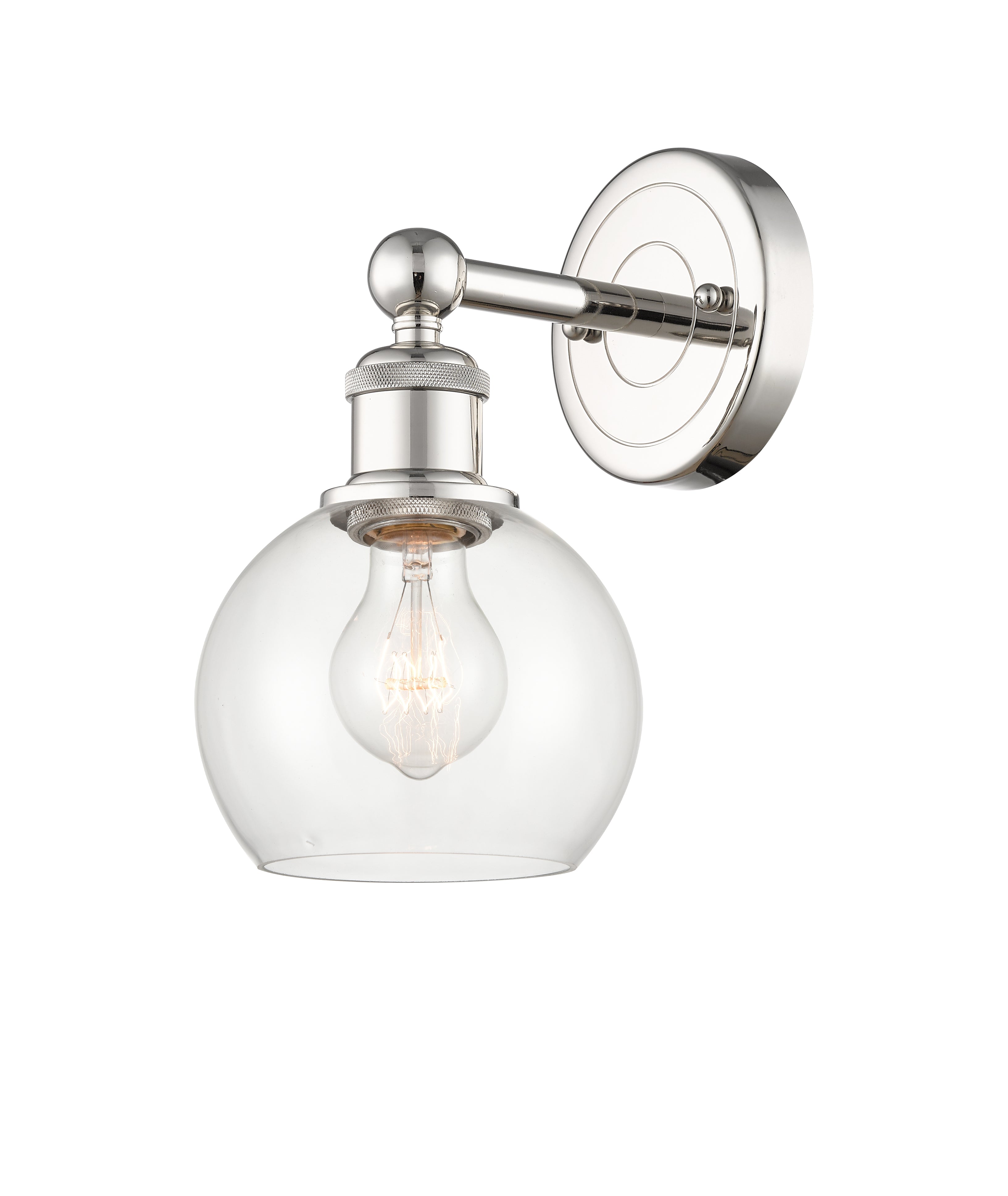 Edison Sconce Cast Brass Modern Contempo