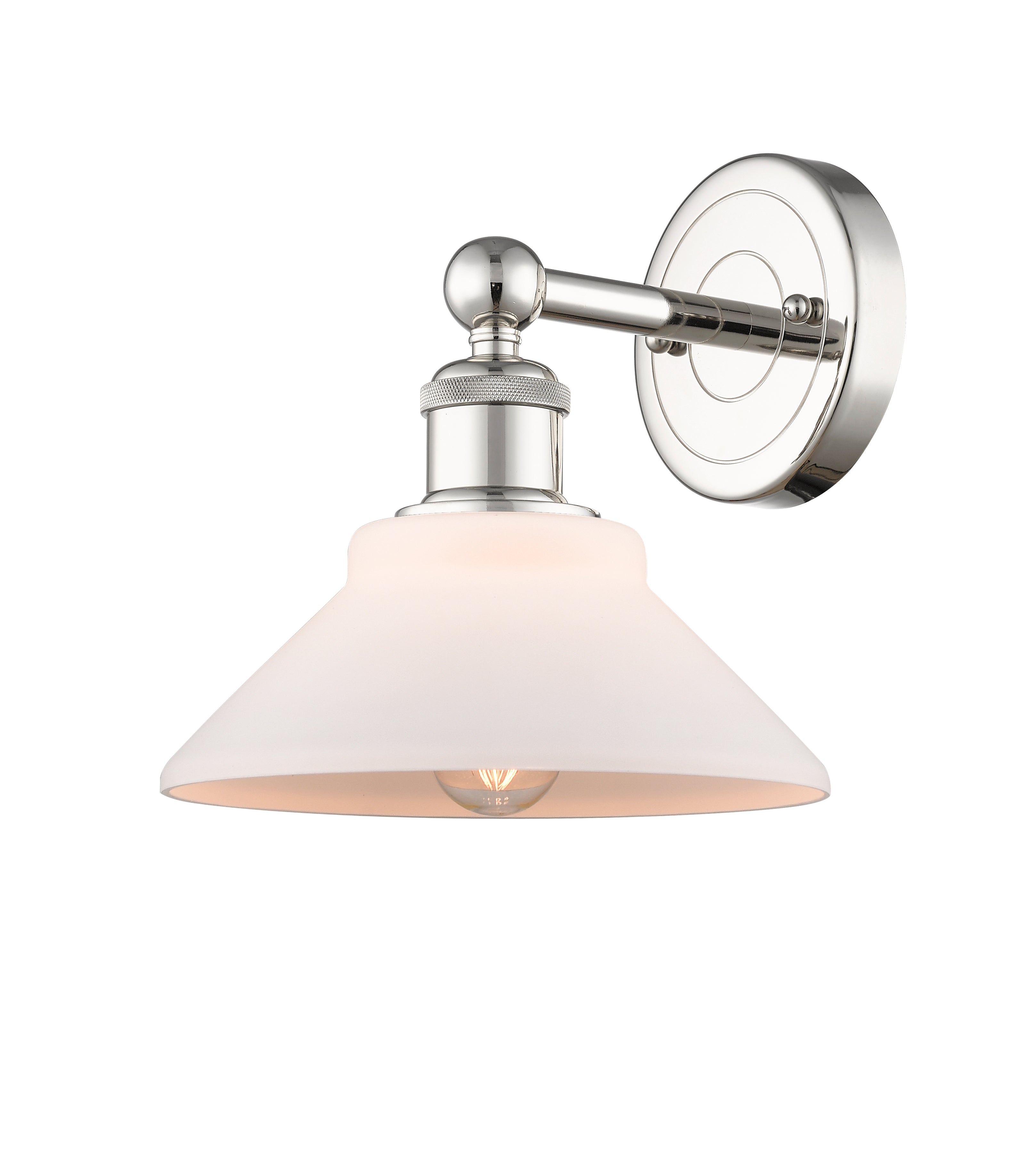 Edison Sconce Cast Brass Modern Steel