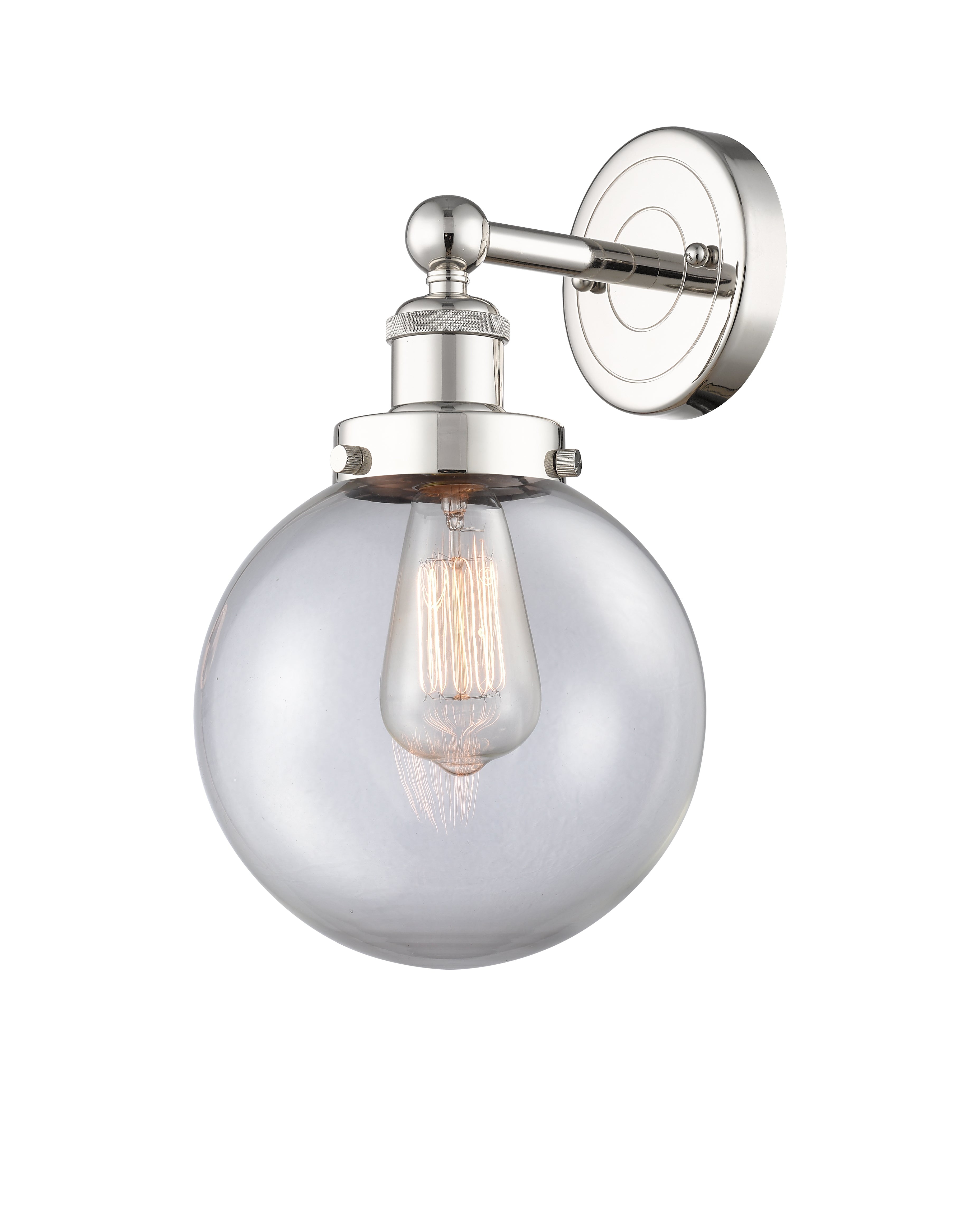 Edison Sconce Cast Brass Steel Glass