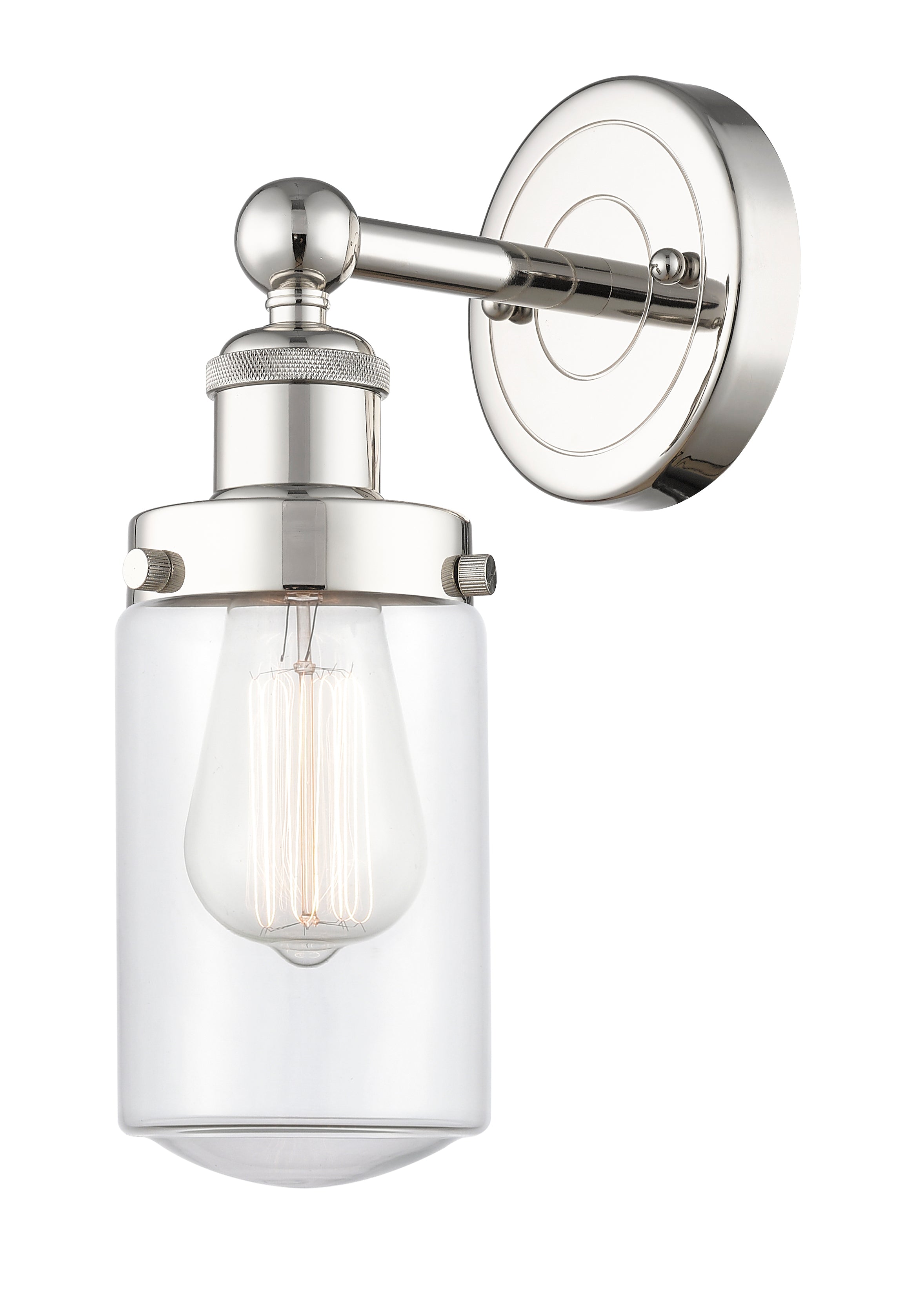 Edison Sconce Cast Brass Finish