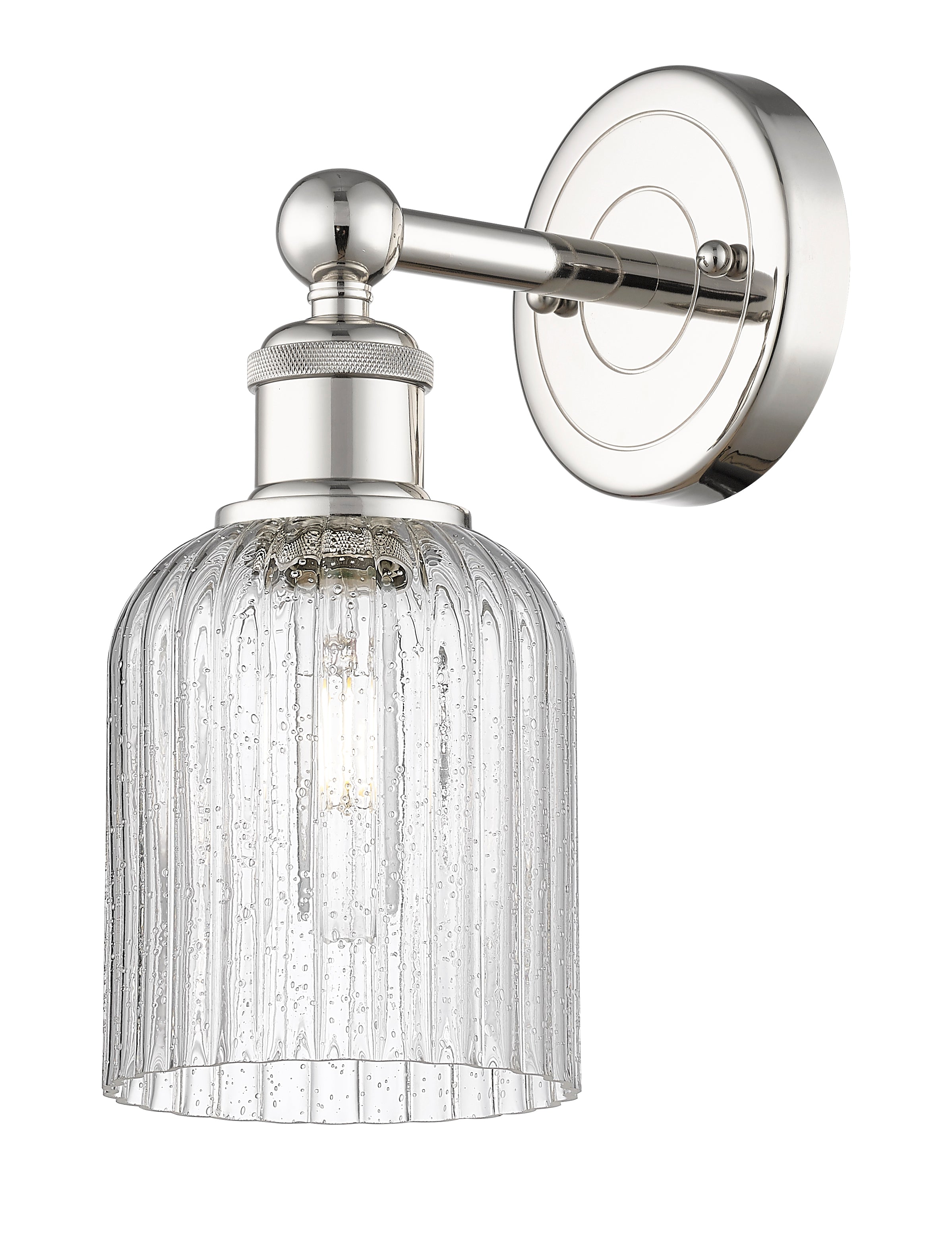 Edison Sconce Cast Brass Steel Glass