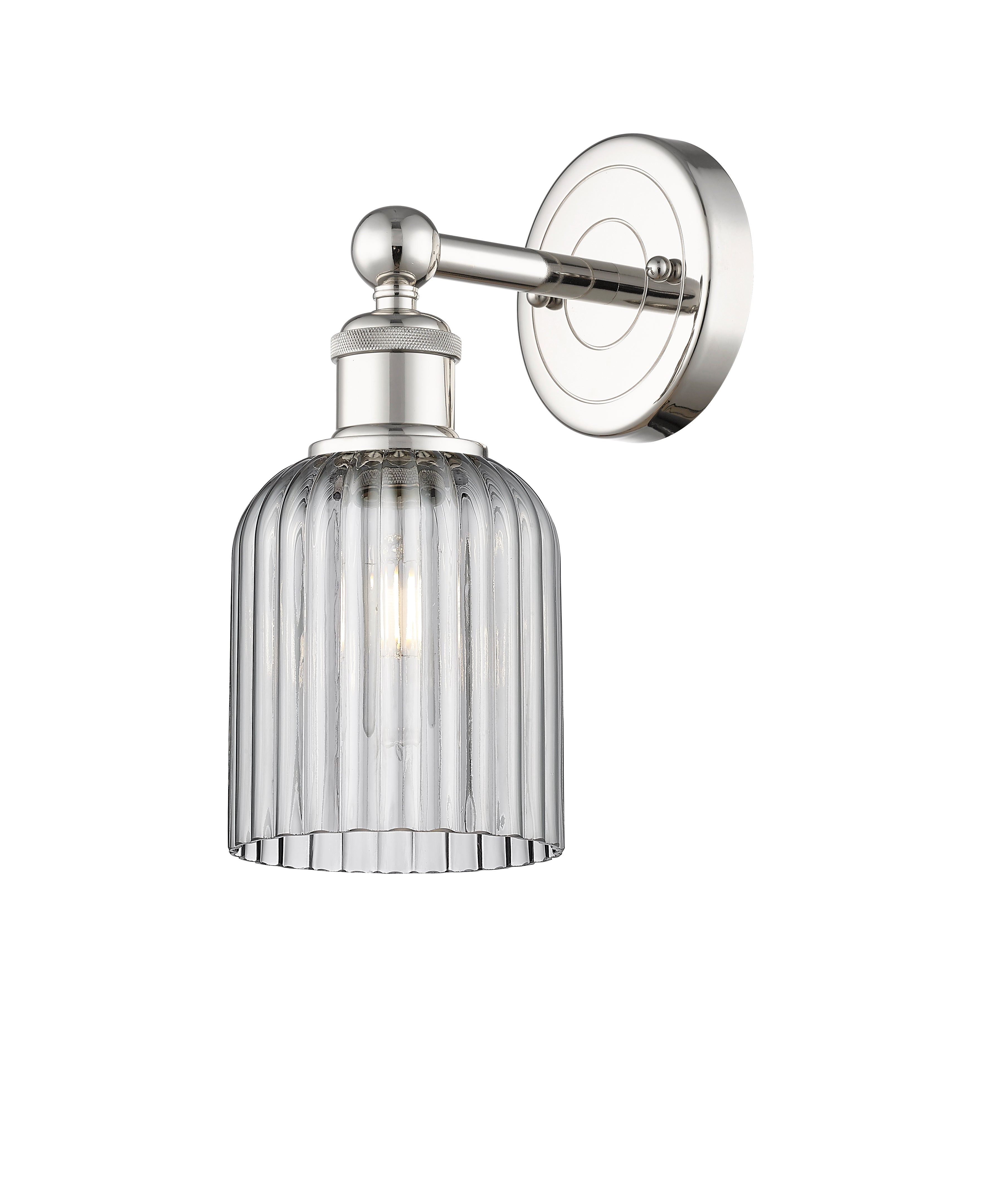 Edison Sconce Cast Brass Steel Glass