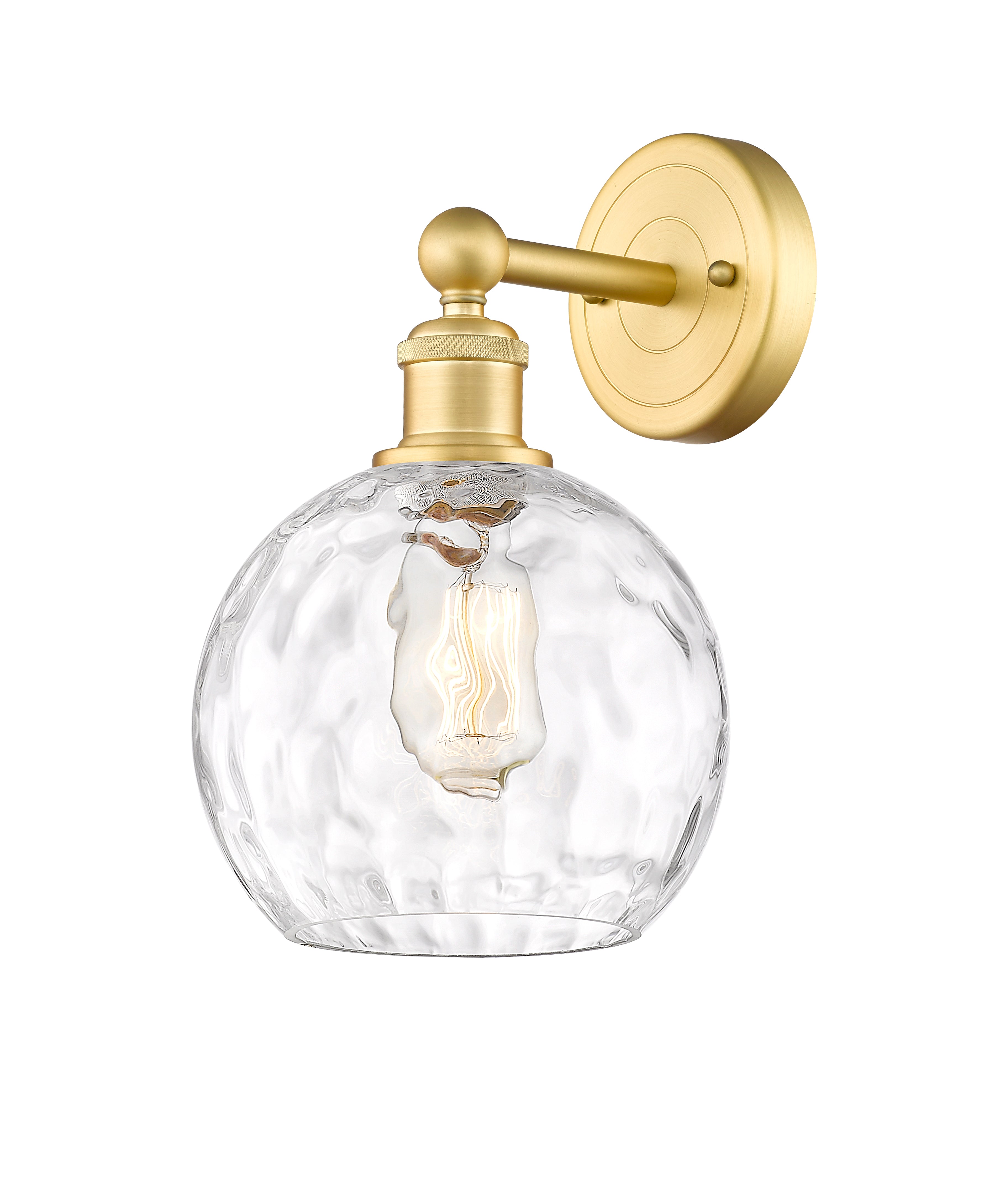 Edison Sconce Cast Brass 10.25 Inch Height