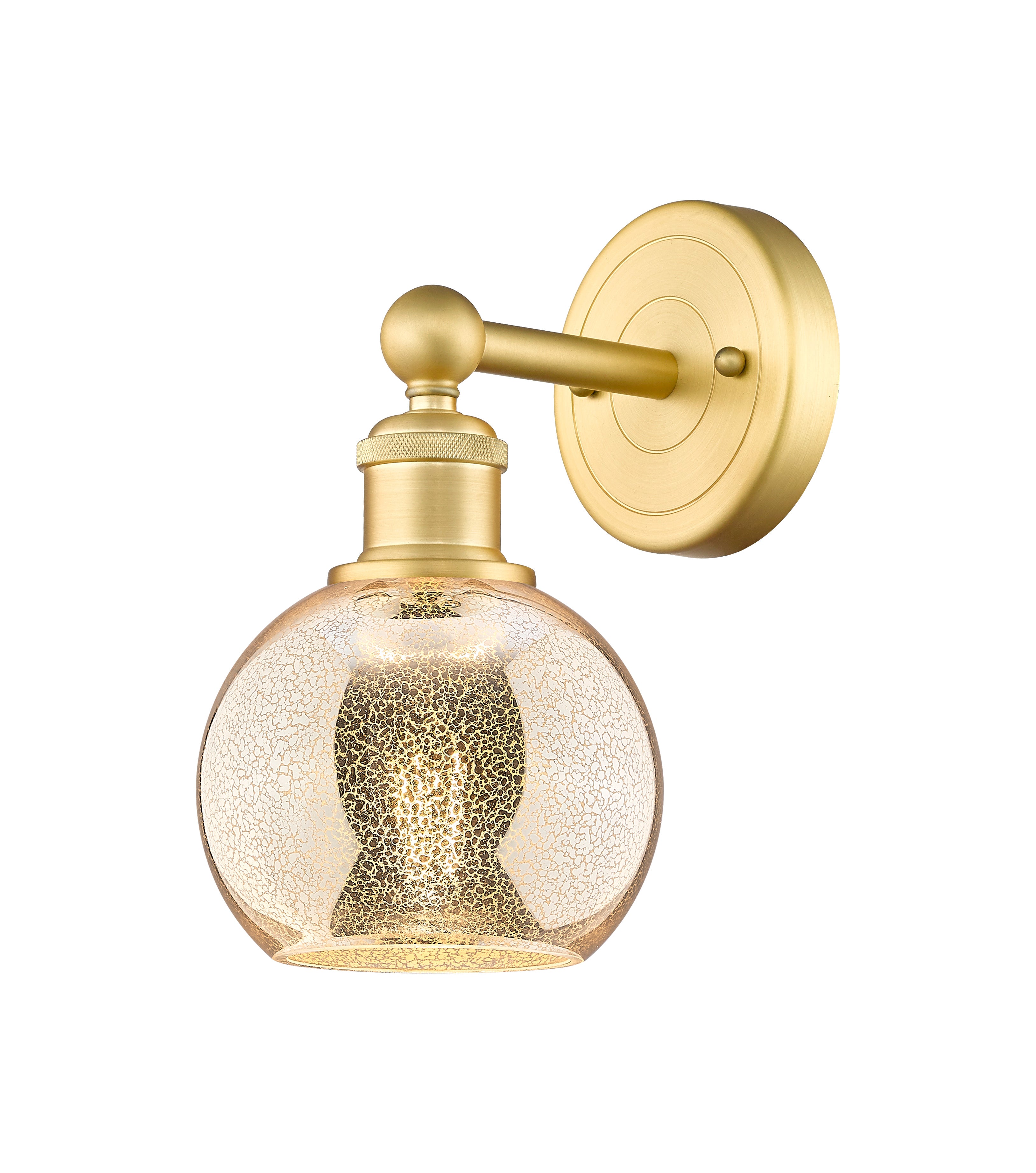 Edison Sconce Cast Brass Modern Contempo