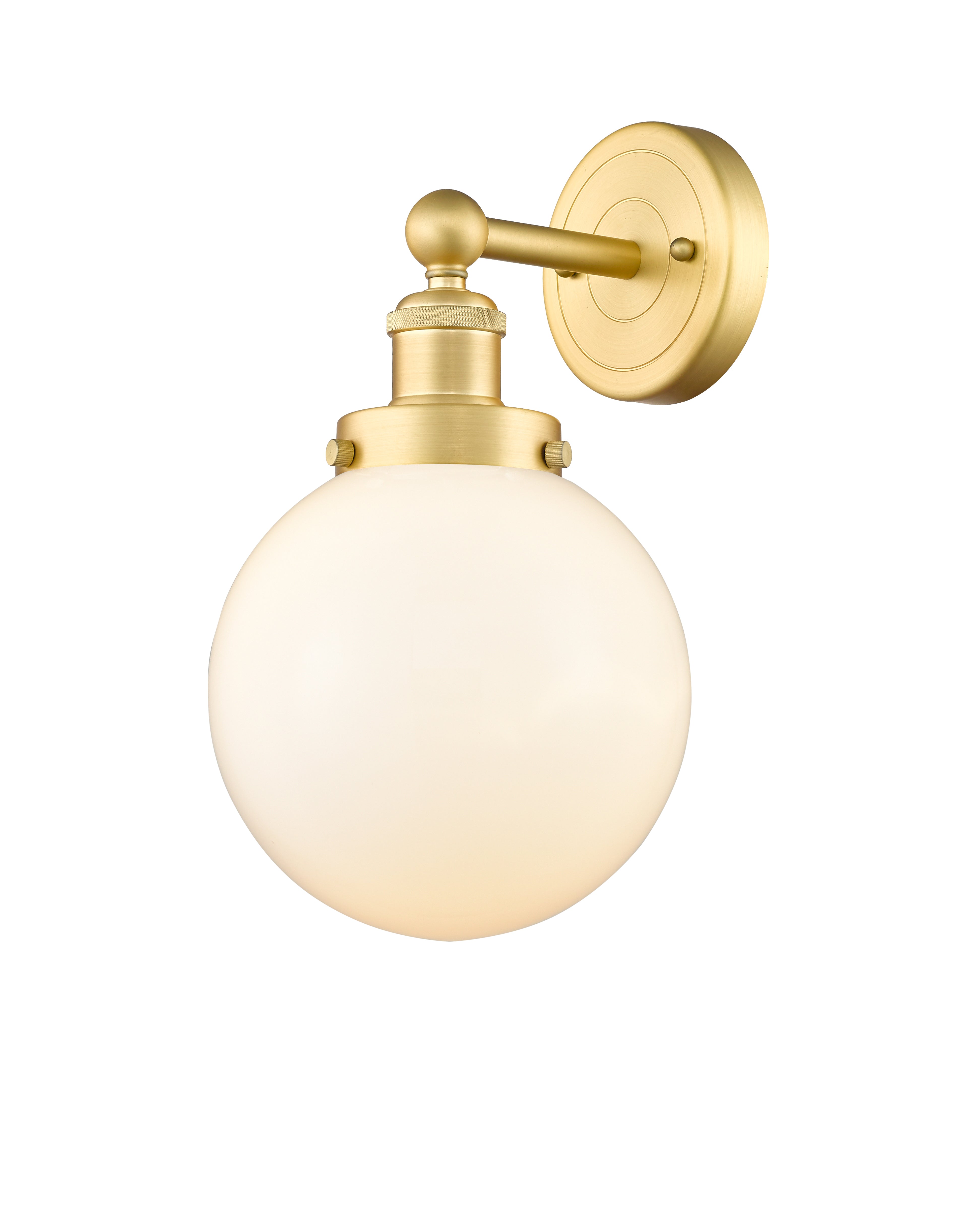 Edison Sconce Cast Brass Steel Glass