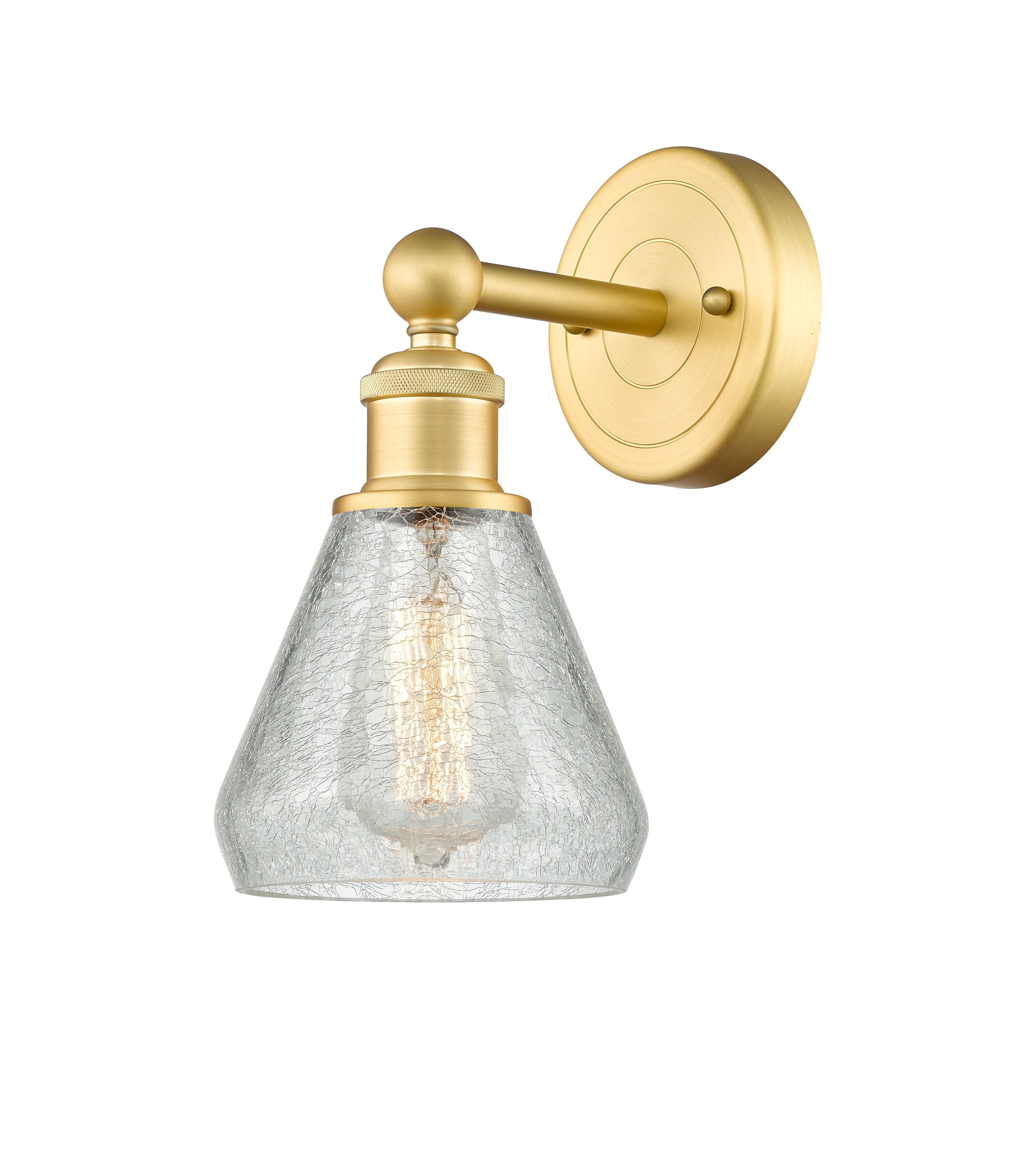 Edison Sconce Cast Brass 13 Inch