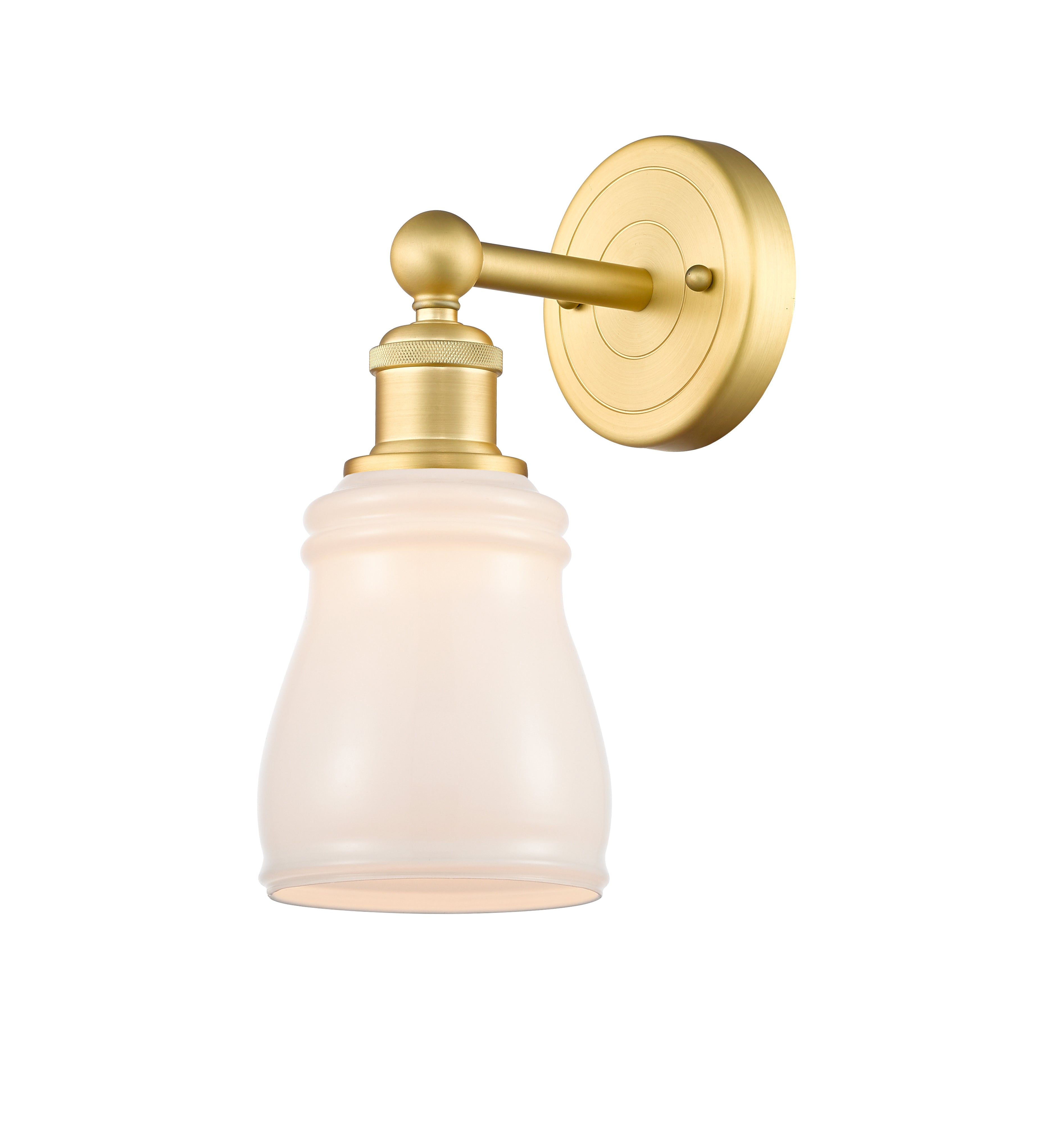 Edison Sconce Cast Brass Steel Glass