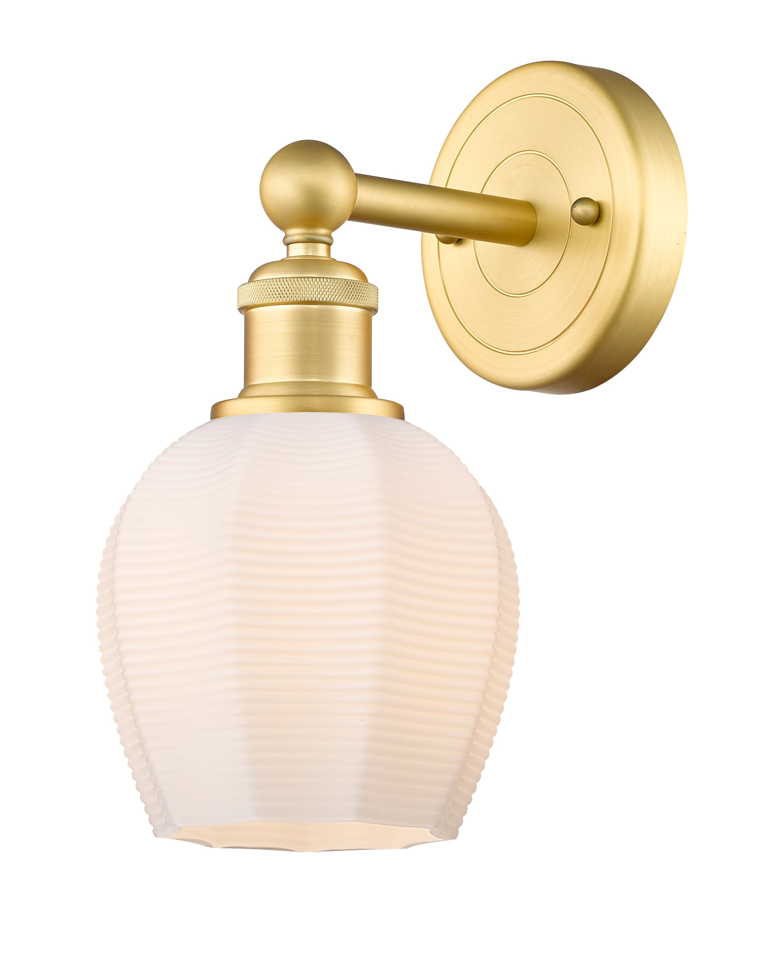 Edison Sconce Cast Brass Finish