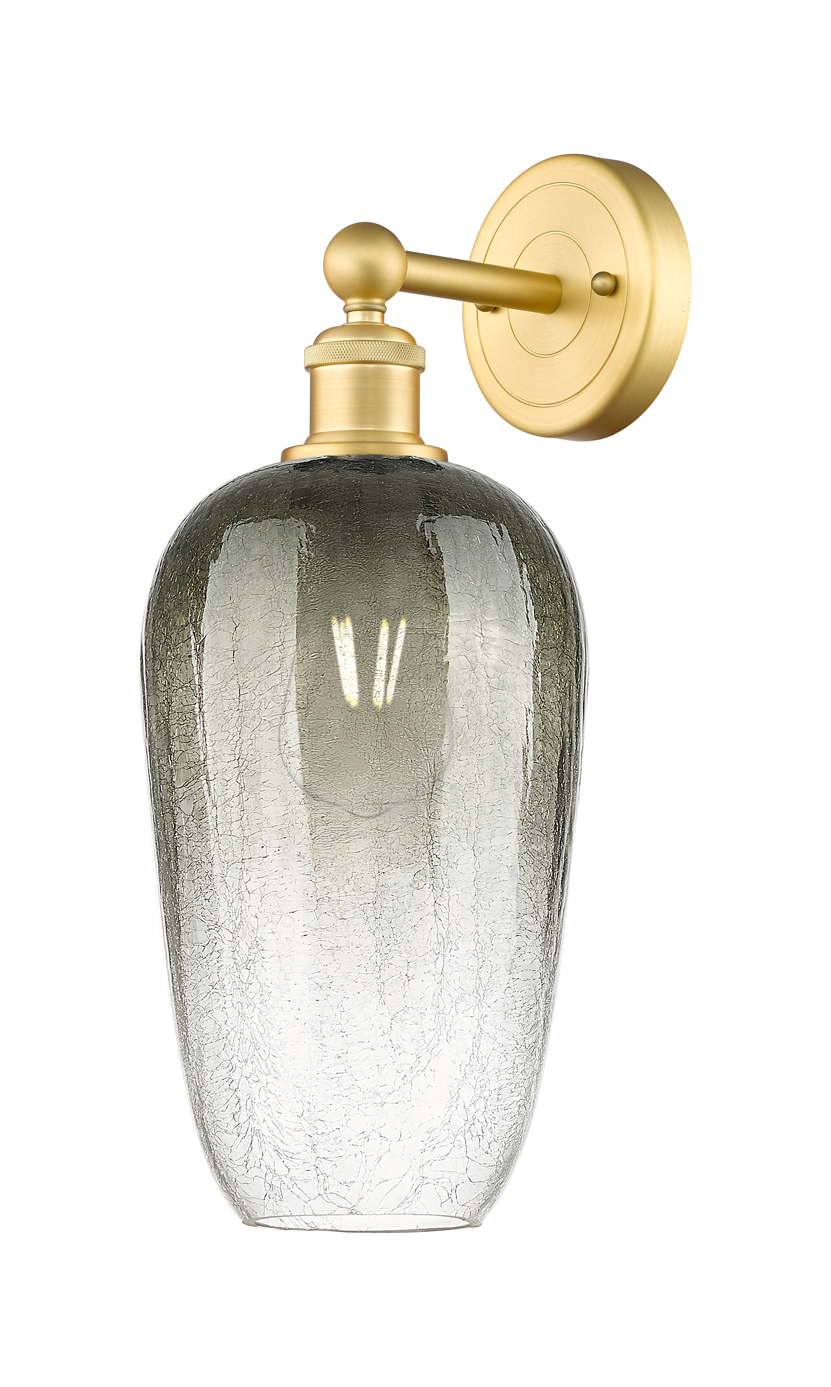 Edison Sconce Cast Brass Finish 12 Inch