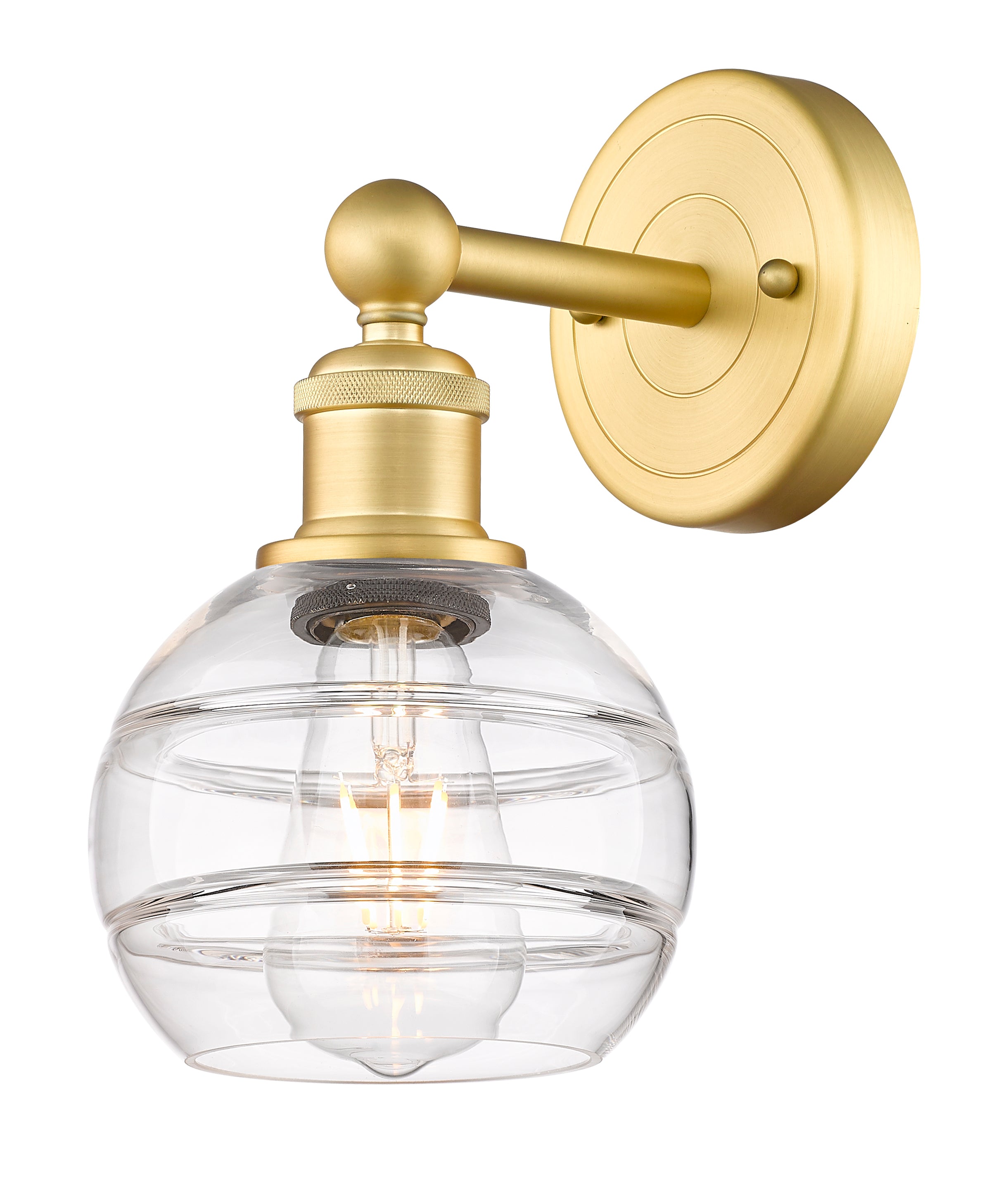 Edison Sconce Cast Brass Art Nouveau