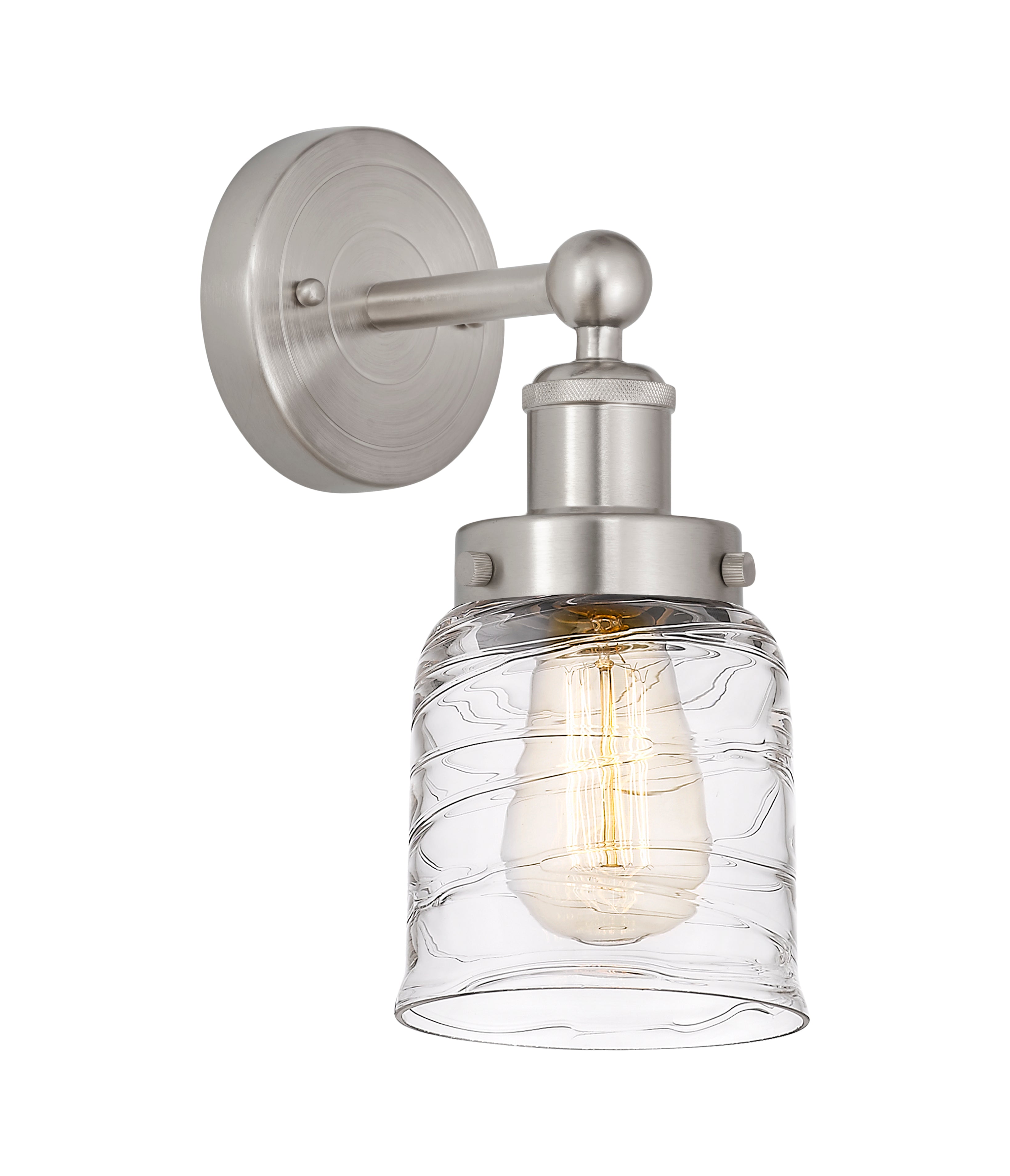 Edison Sconce Cast Brass Glass Shade