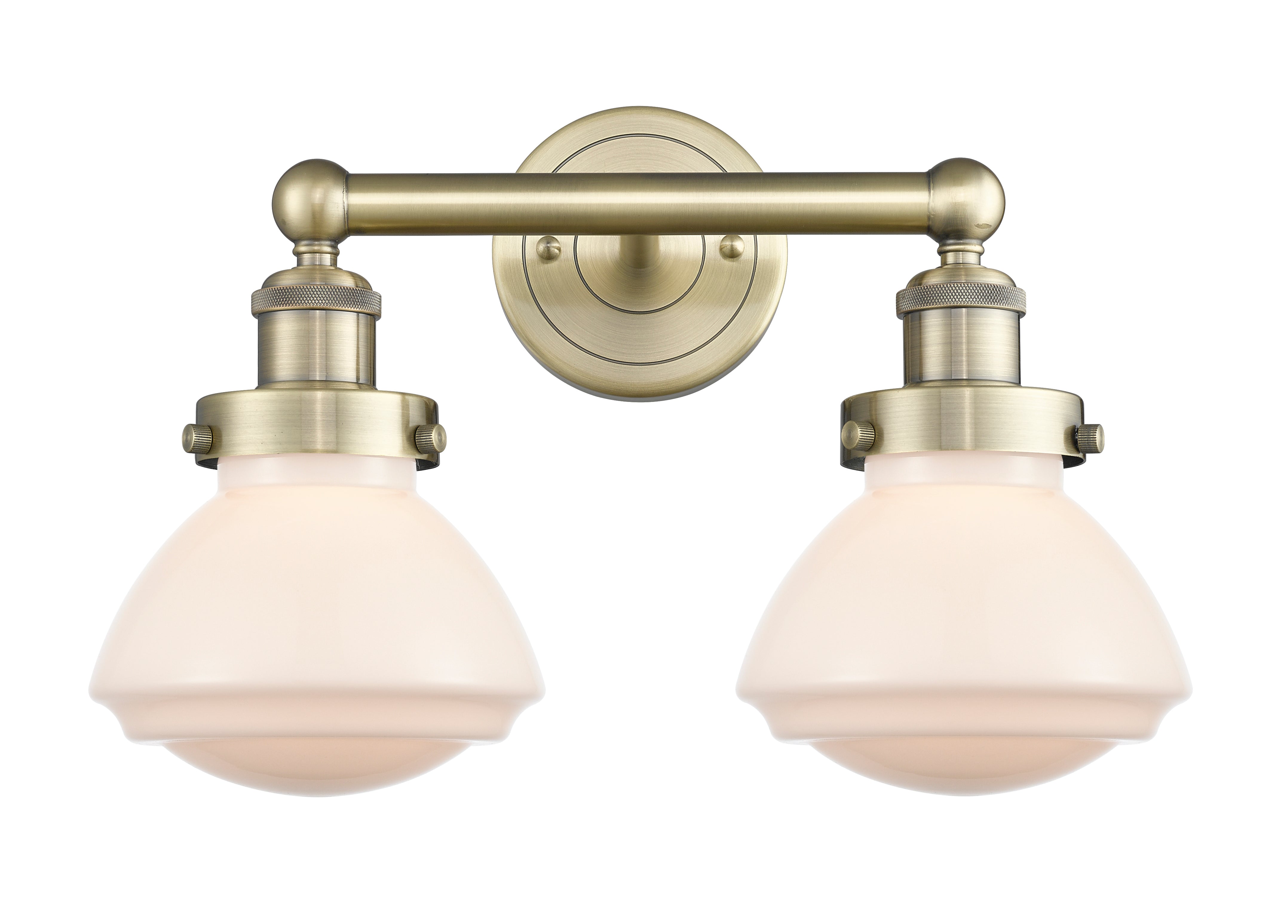 Edison Bath Vanity Light Cast Brass Three