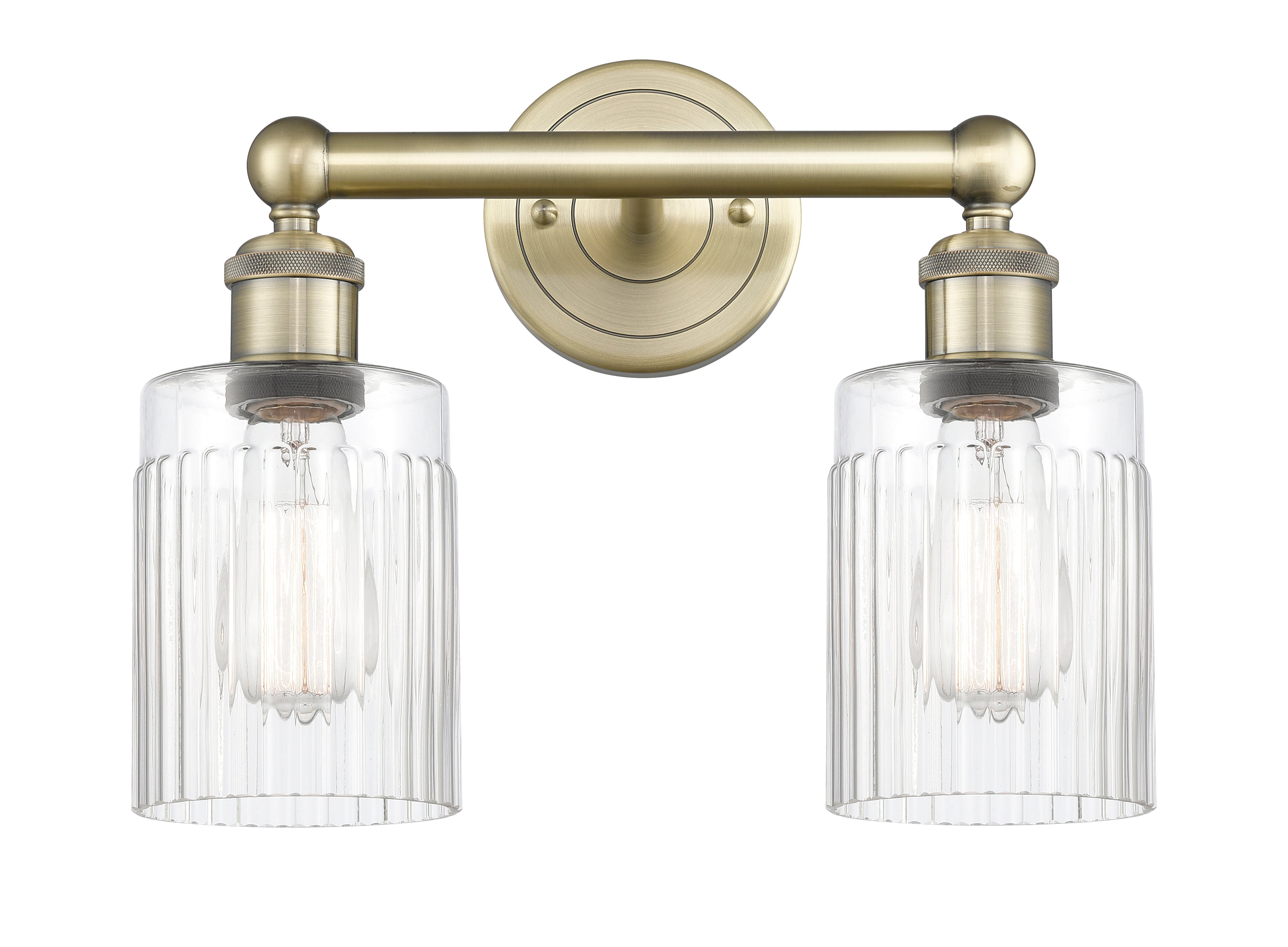 Edison Bath Vanity Light Cast Brass 15.75