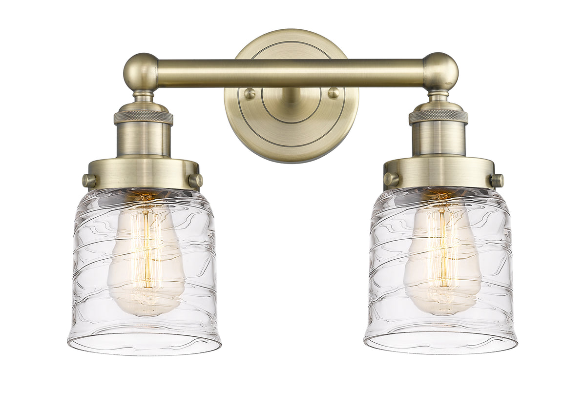 Bell 14-Inch 2-Light Bath Vanity Light Bowl Shade