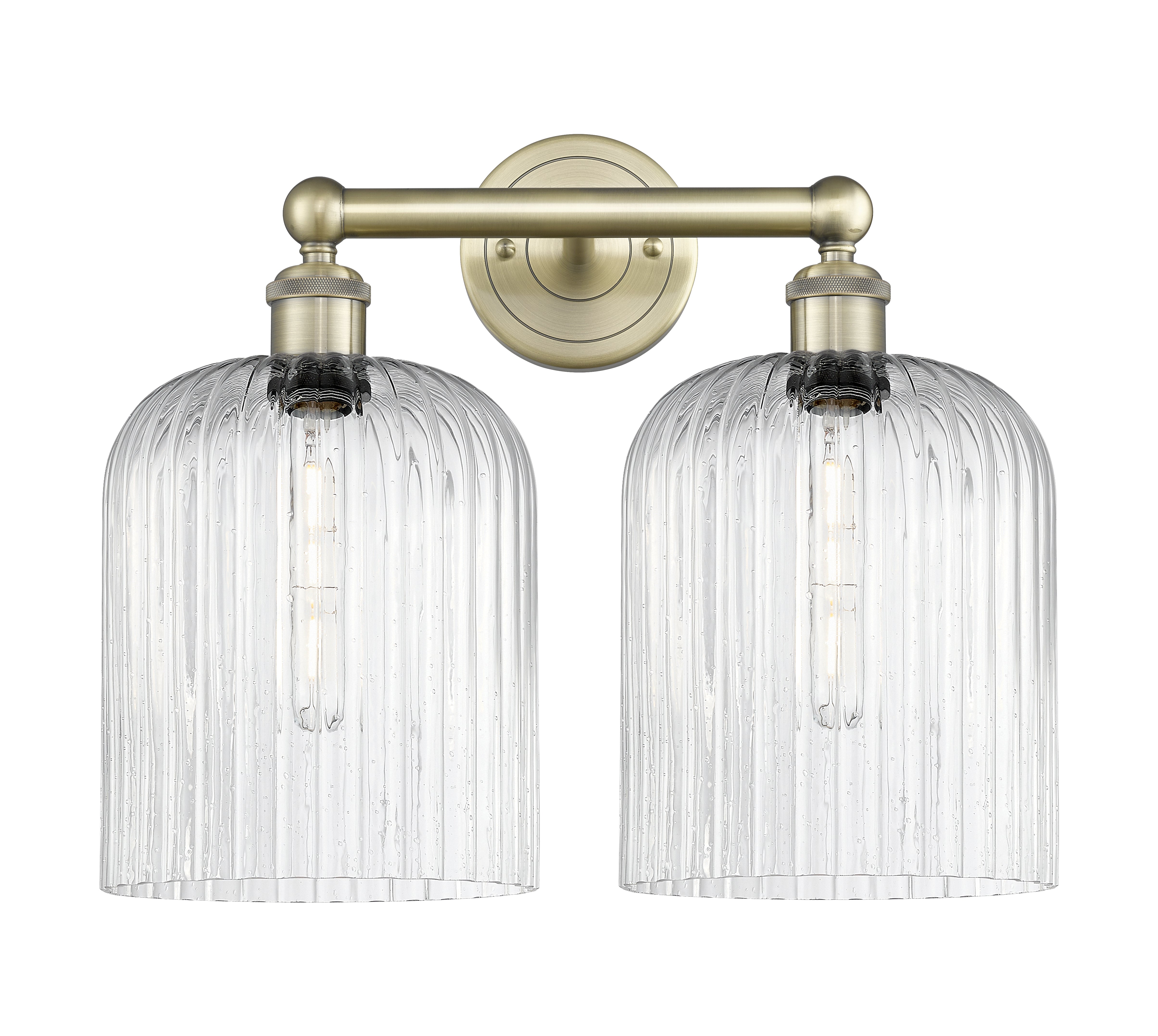 Edison Bath Vanity Light Cast Brass 14 Inch