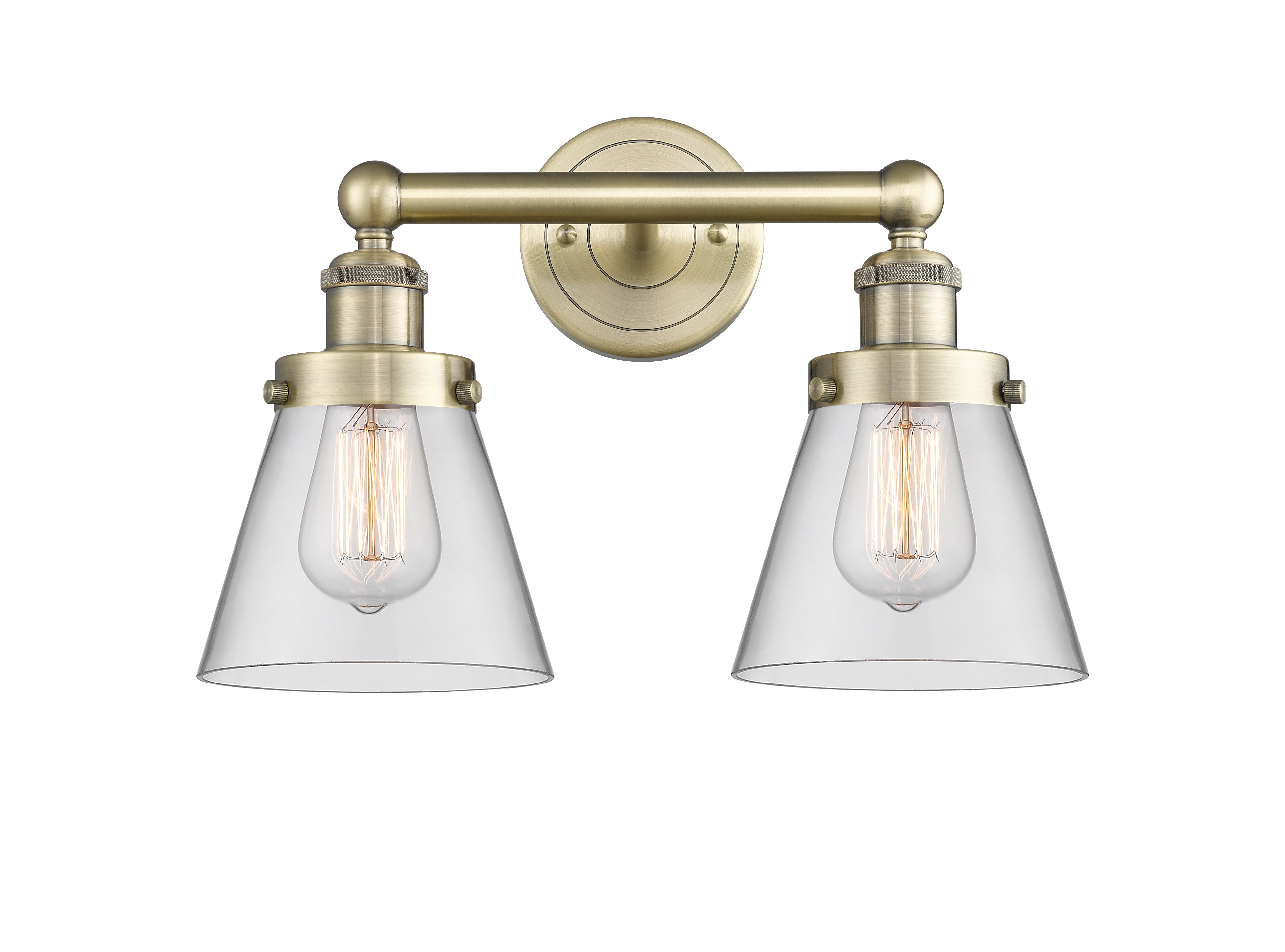 Edison Bath Vanity Light Cast Brass Finish