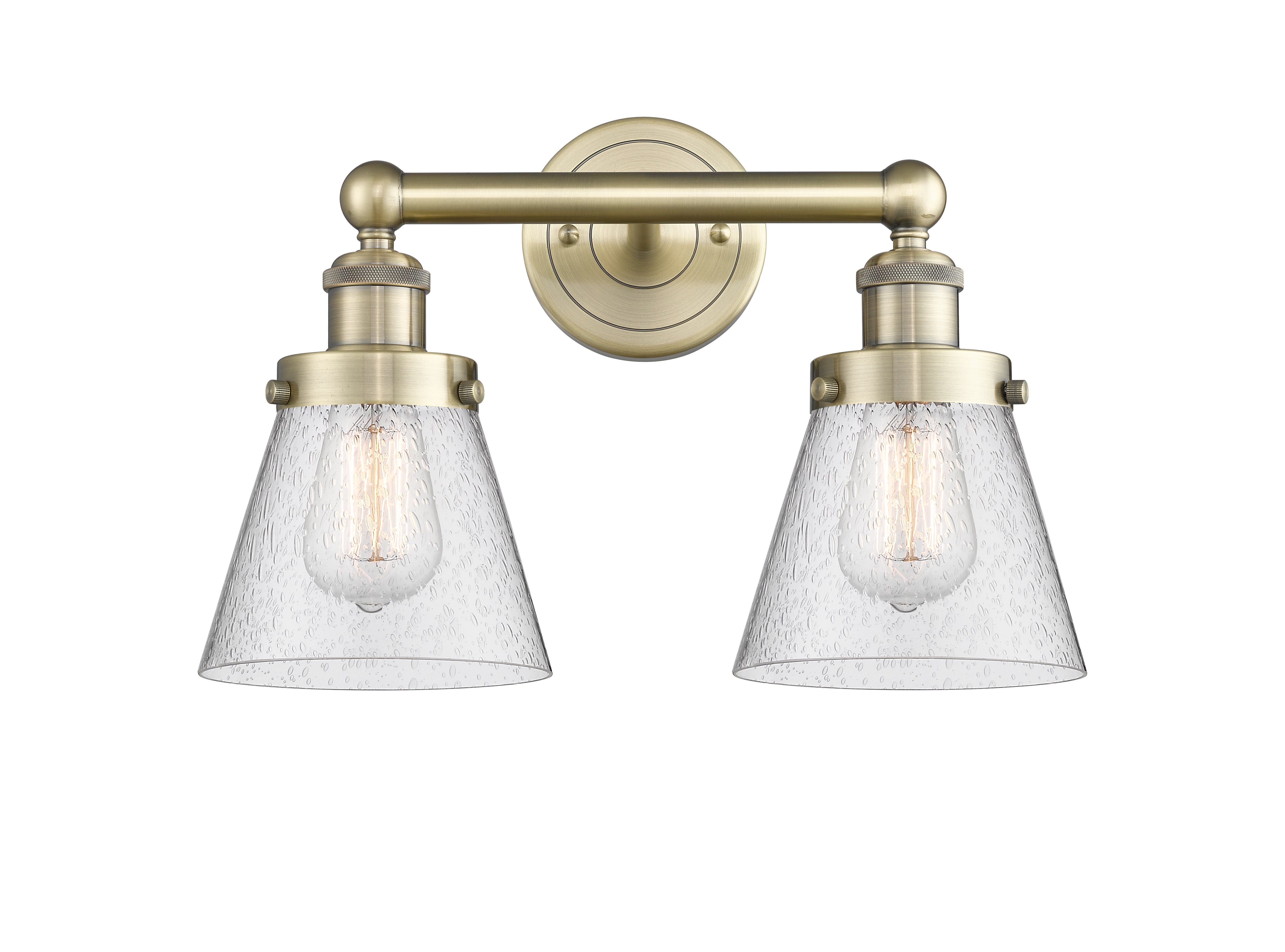 Edison Bath Vanity Light Cast Brass Finish