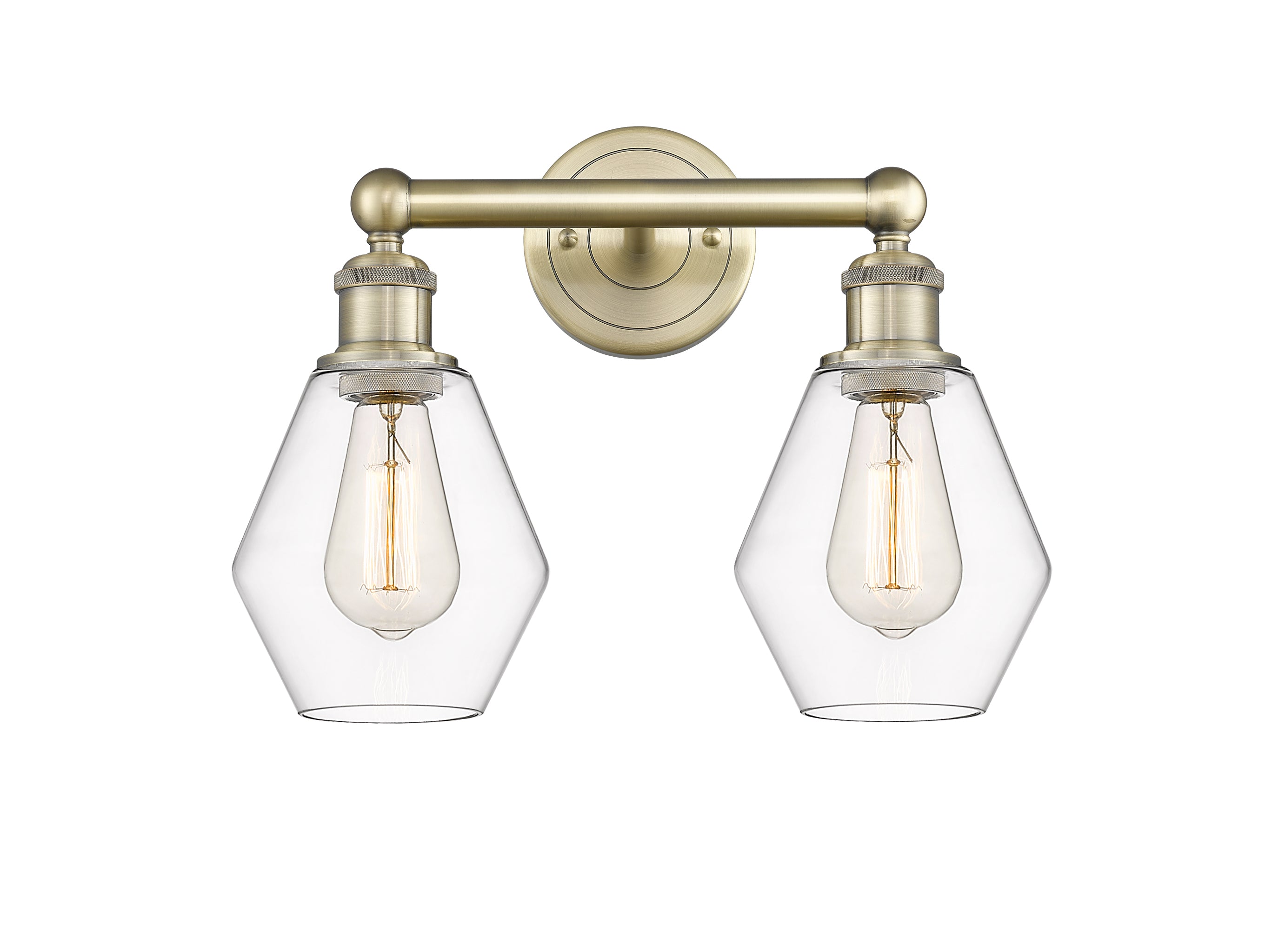 Edison Bath Vanity Light Cast Brass Finish
